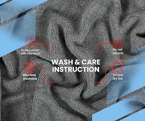 Miniatura 9 de Bliss Casa Juego de 2 toallas de baño 100% algodón, ultra suaves y altamente absorbentes, gruesas (35 x 70 pulgadas), sábanas jumbo de alta calidad,