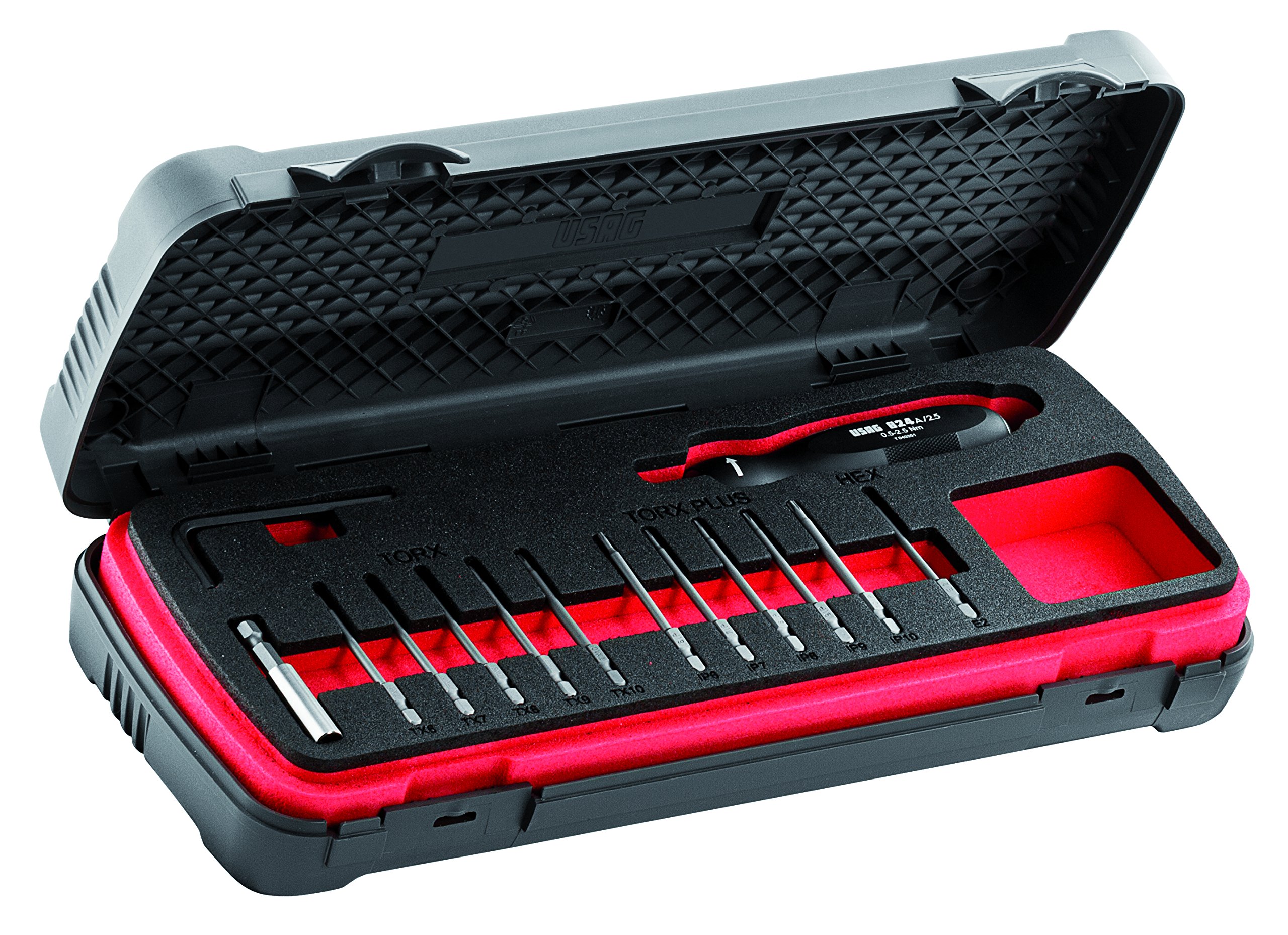 Kit de herramientas para sustitución de placas de corte USAG U08240008 de 13 piezas
