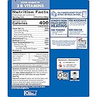 Vista 3 de Pop-Tarts Pasteles tostadores, alimentos para el desayuno, aperitivos para niños, azúcar moreno esmerilado canela (144 tartas)