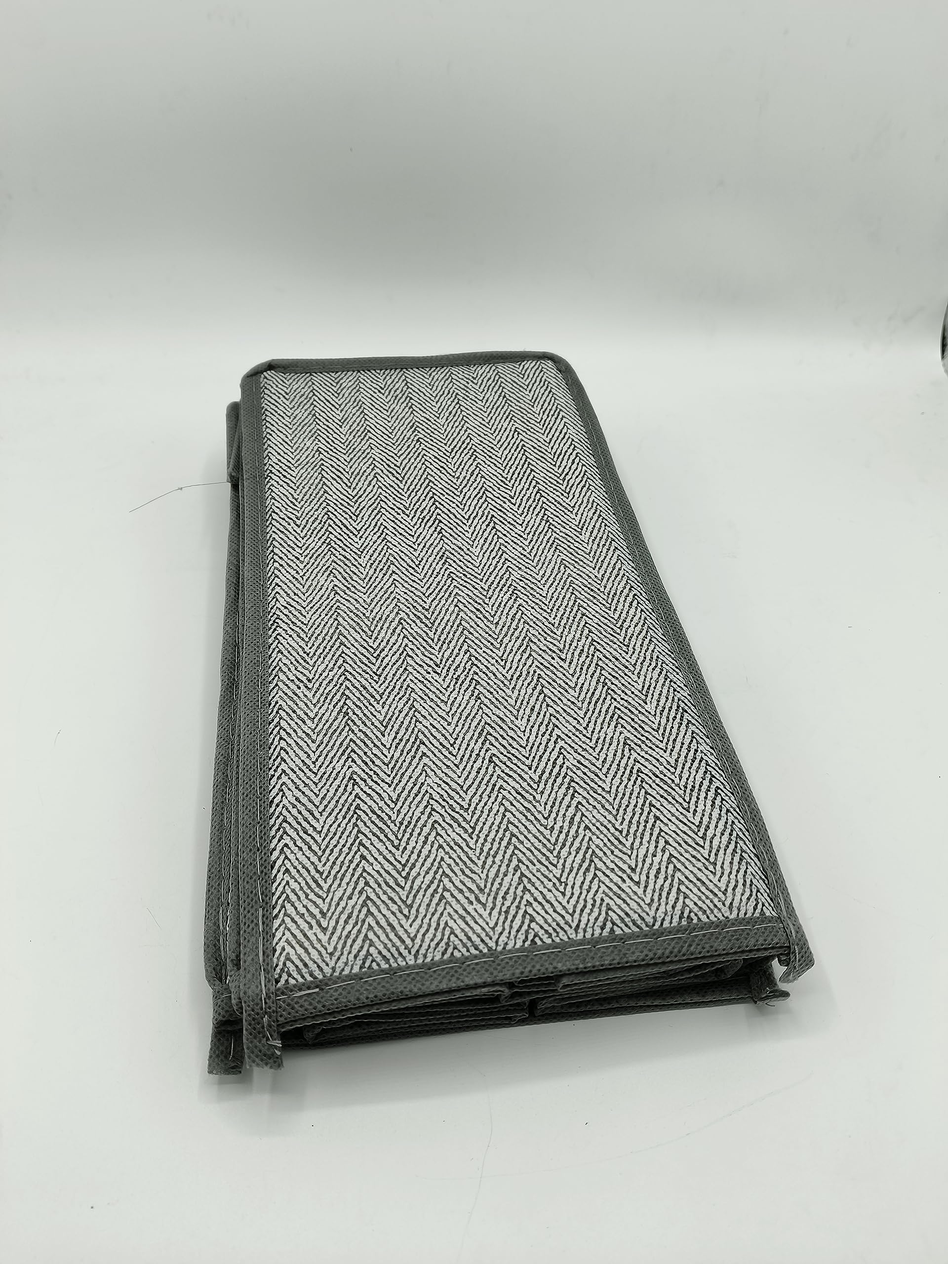 Organizer Armadio GUTE LINES Con 5 Scomparti | Portatutto Per Cappelli, Calze E Biancheria | Grigio Chiaro 70x30x15cm - Foto 9