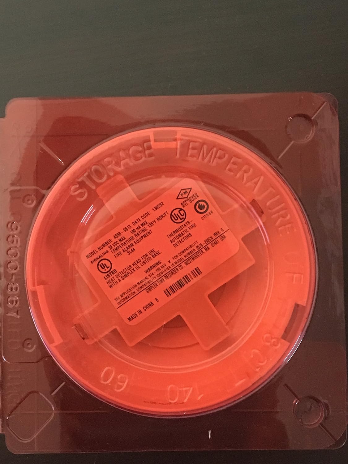 SIMPLEX 4098-9613 - Fixed Temperature 135F Rate of Rise Heat Detector