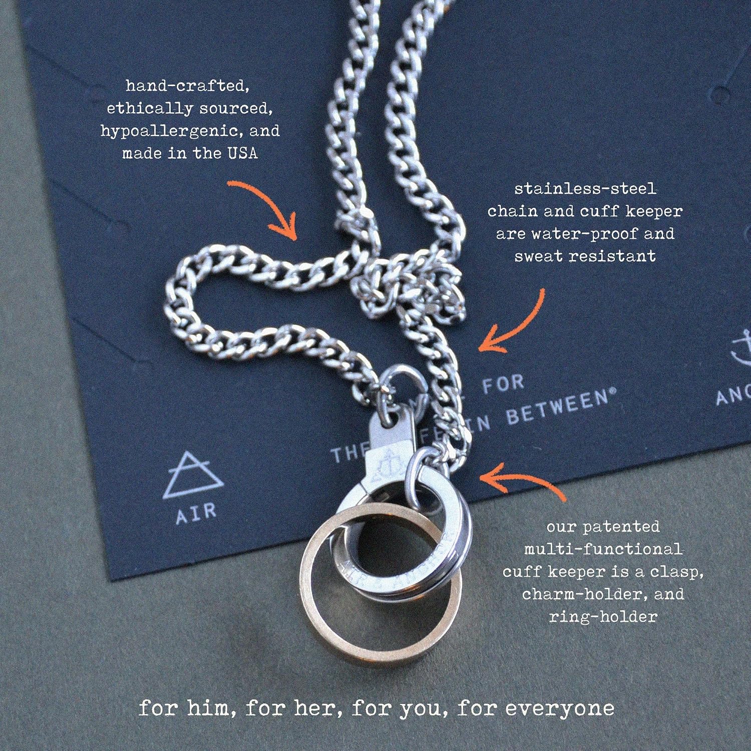 Midway Cuff Keeper Necklace