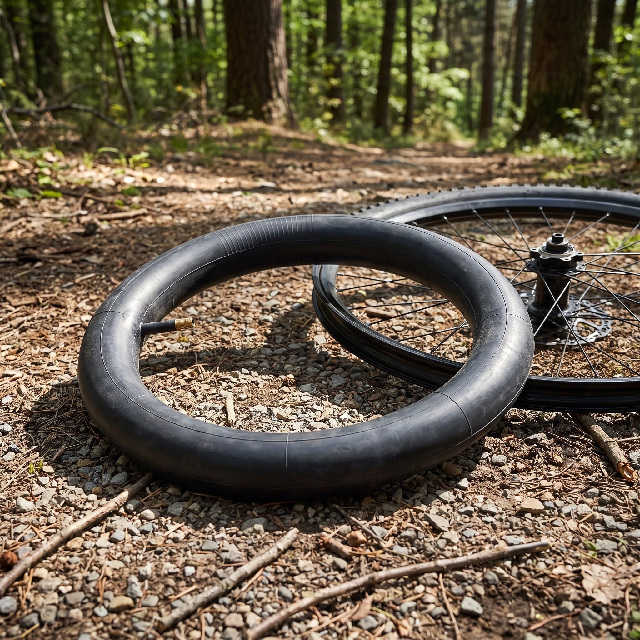 ibasenice 4 cámaras de Aire de Goma para Bicicleta, cámara para