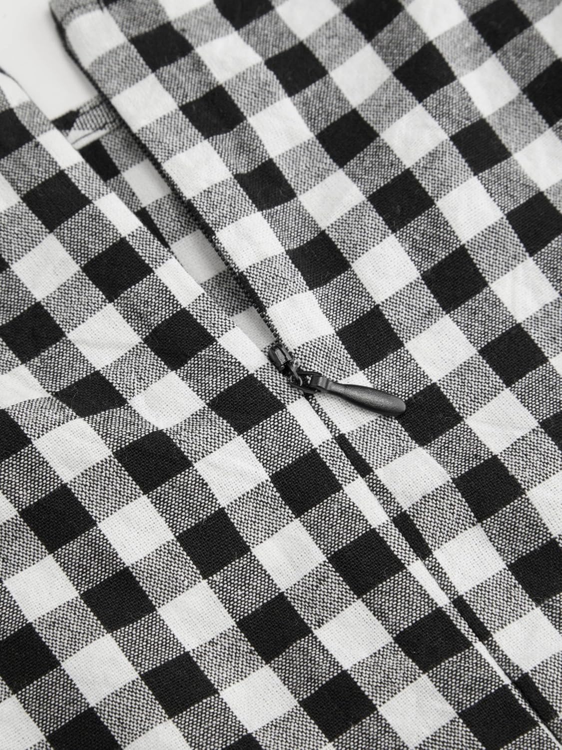 CIDER Wide Leg Plaid Jumpsuits Ruched Gingham for Women Boat Neck Bow Tie Shoulder Summer Dressy Jumpsuits - Image 5