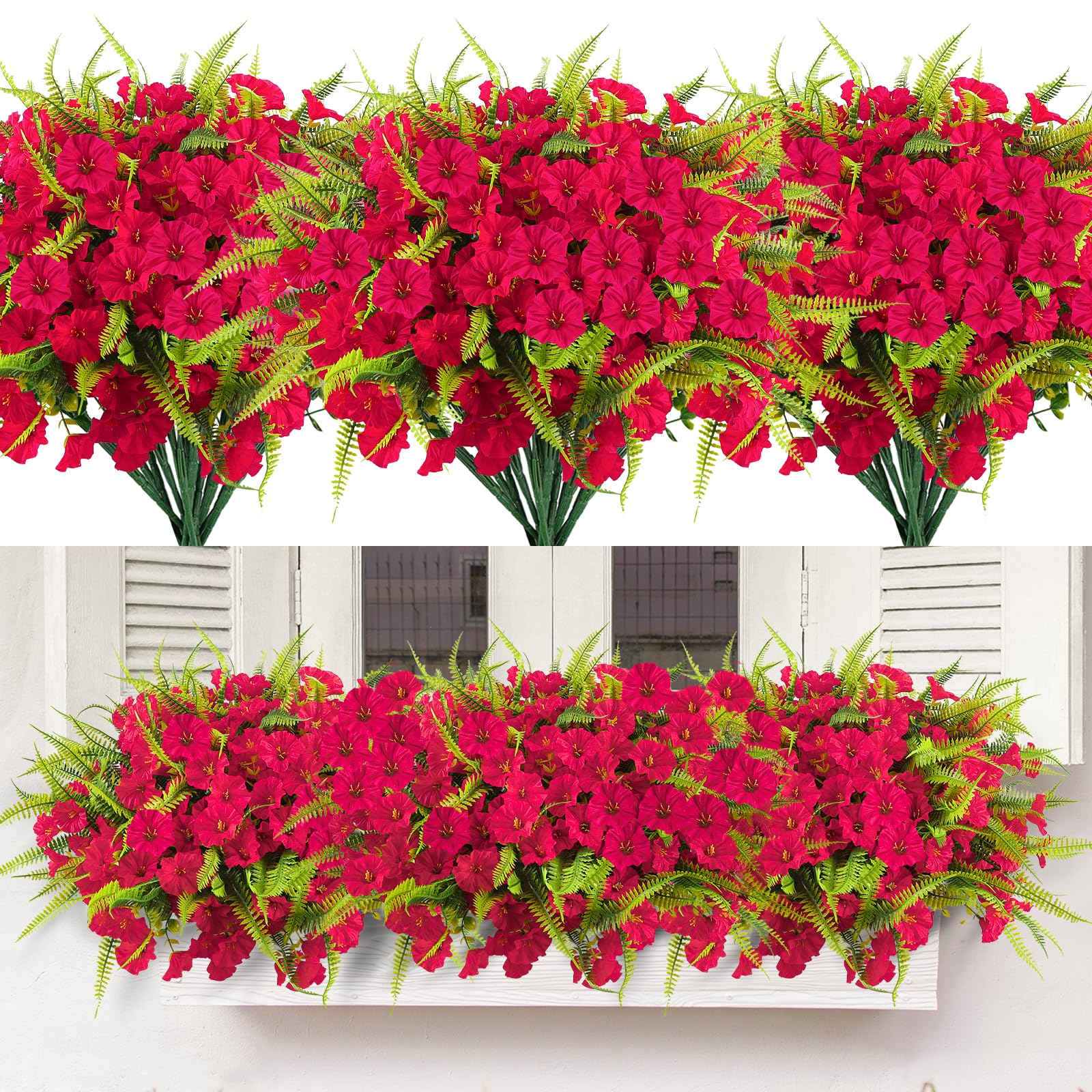 HIAGROW 12 Bundles Artificial Petunias