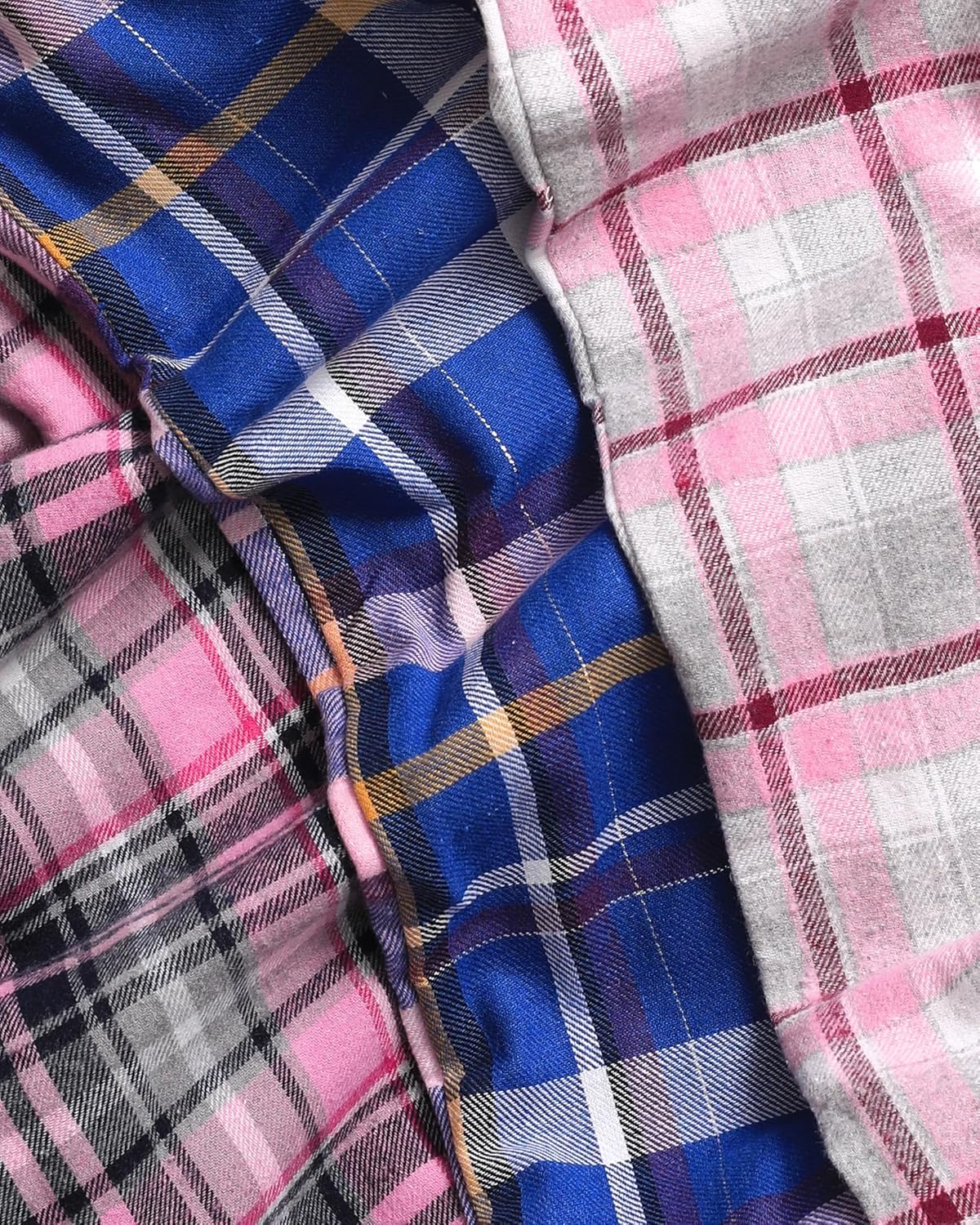 Active Club 3 Pack Cotton-Blend Flannel Pajama Pants for Women, Flannel Plaid PJ Pants for Women for Sleep and Lounge (S-2X) - Image 6