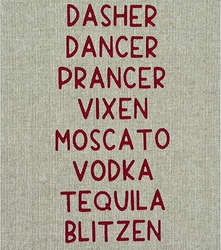 Vista 175 de Serafina Home Toallas de cocina navideñas navideñas: dos muñecos de nieve Be Jolly espiga y un muñeco de nieve bailarín, 3 piezas, tejido plano 100%