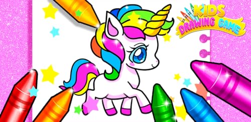 Rainbow Glitter Drawing Book - Kids Fun Drawing & Artwork Lessons in Creativity!