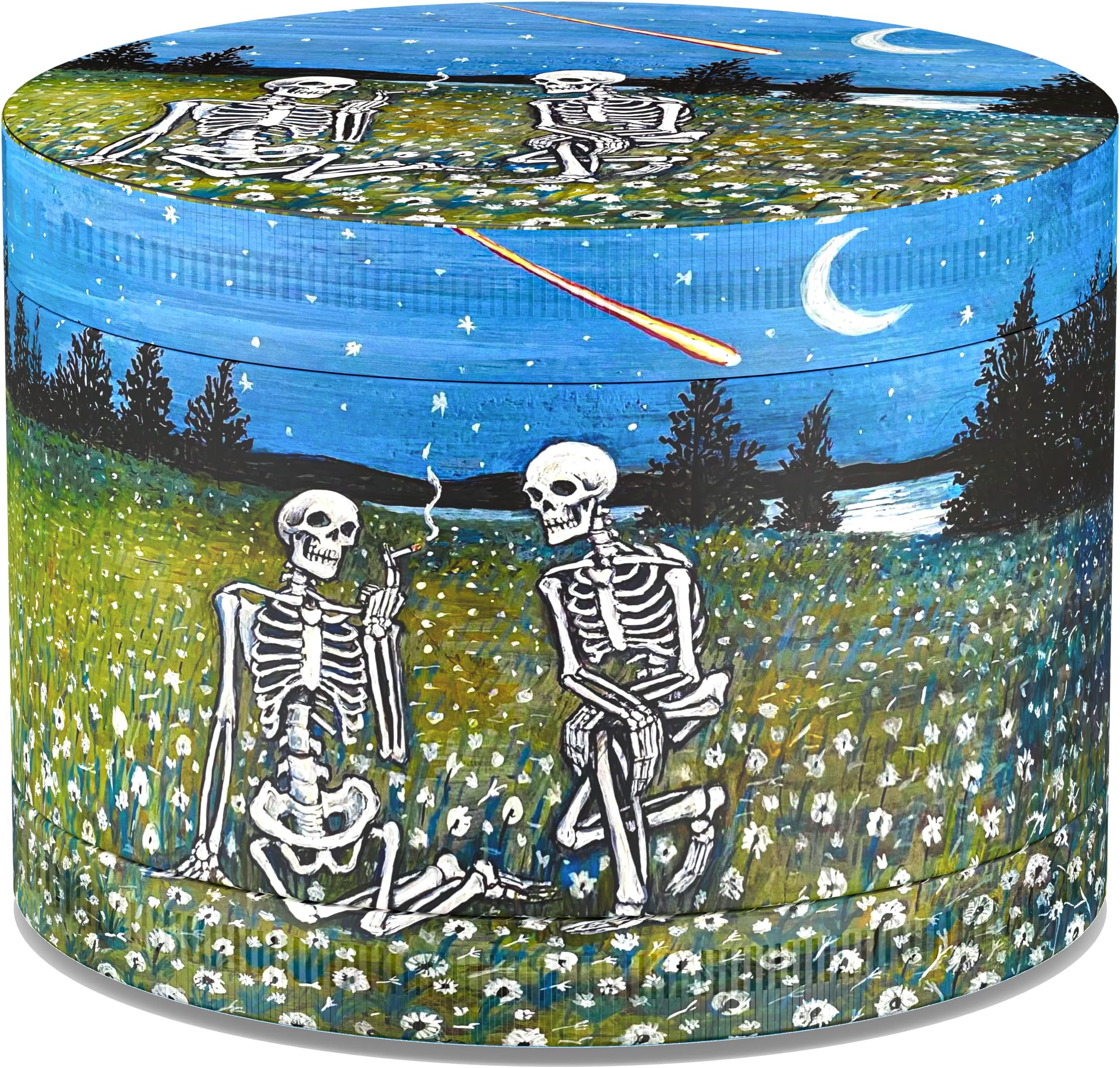 Kitchen 2.5'' Spice Grinder Large Size, Blue