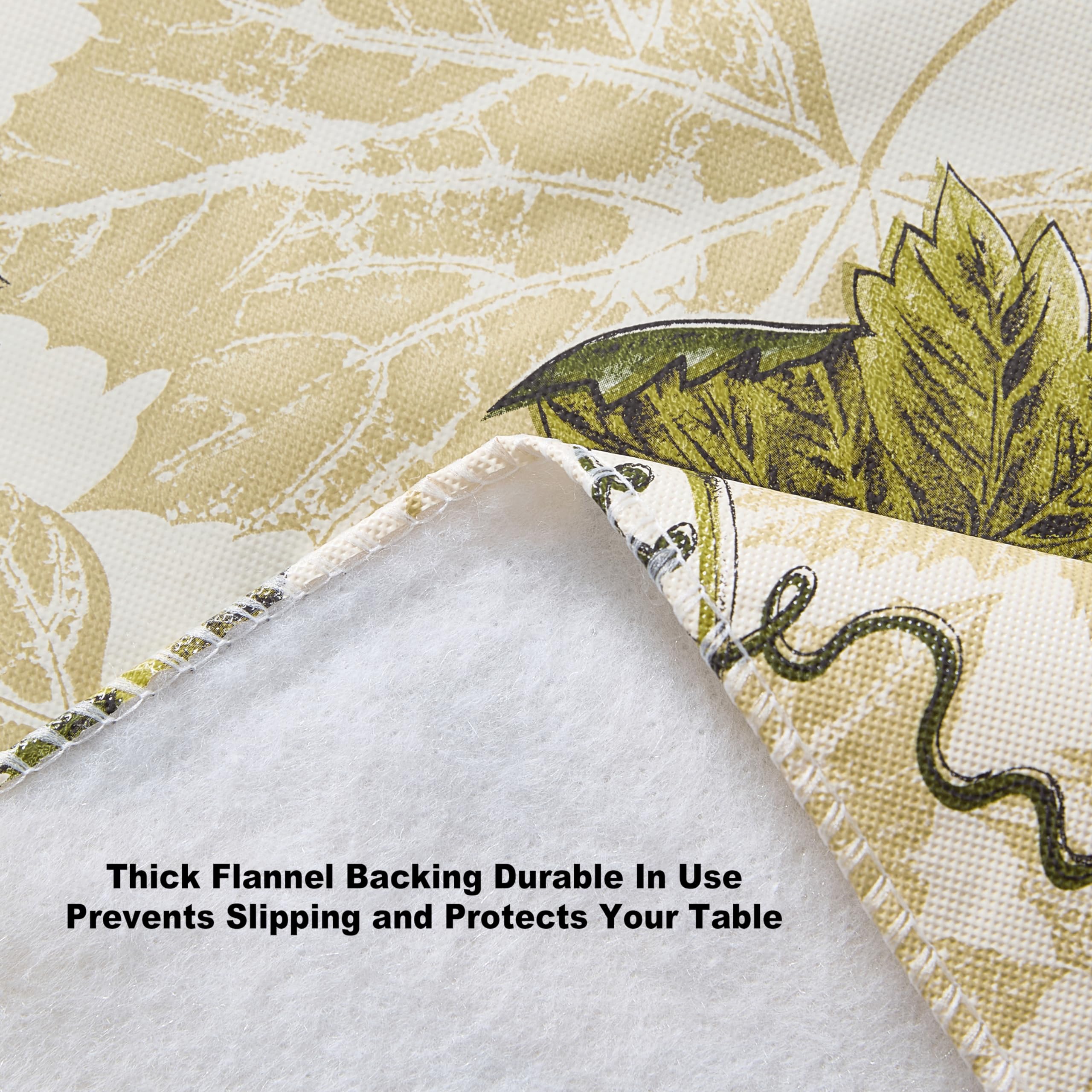 Newbridge 52 x 70 Inch Rectangle Vinyl Tablecloth with Flannel Backing, Grapevine Print, Grape Theme Indoor Outdoor Waterproof Table Cover, Picnic, Barbeque, Patio and Kitchen Dining