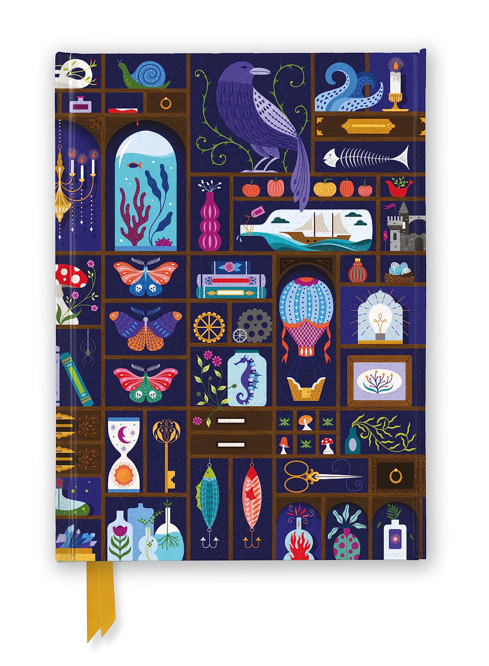 Jenny Zemanek: A Cabinet of Curiosities (Foiled Journal) (Notebook / blank book)