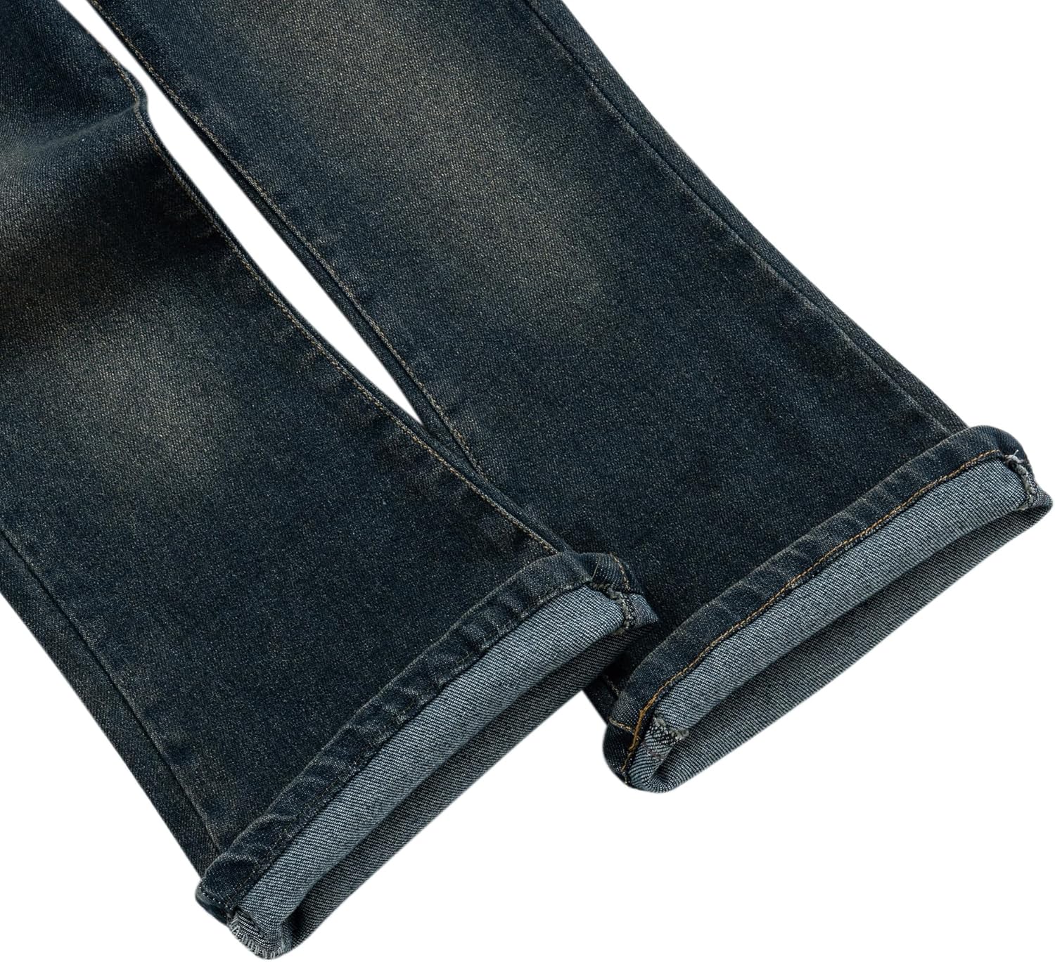 Girls Flare Leg Bell Bottom Jeans Kids Vintage Slim Fit Stretchy Bootcut Denim Pants - Image 5