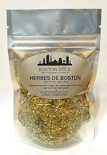 Boston Spice Herbes De Boston Herbes De Provence Handmade Herbal Gourmet Seasoning Blend Beef Steak Pork Seafood Fish Vegetables Potatoes Poultry Chicken Smoker Grilling 1/4 Cup 0.8oz/25g
