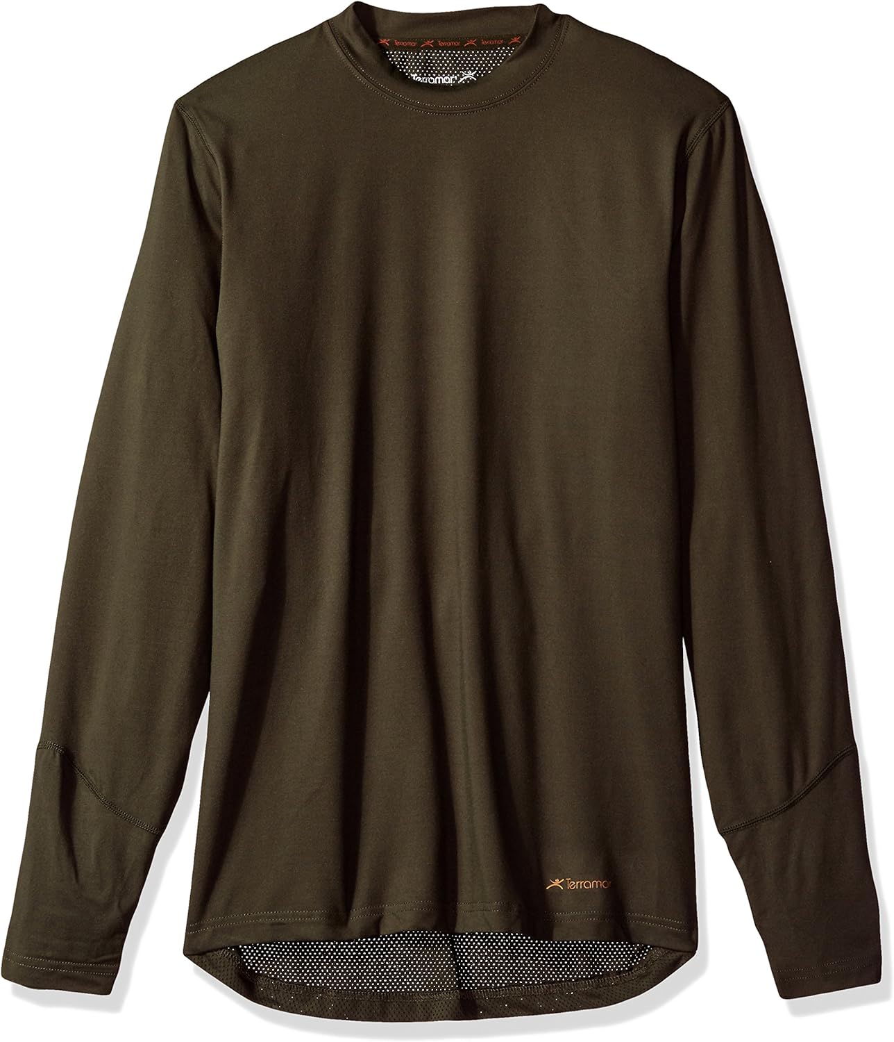 Terramar Men's Thermolator Climasense 4-Way Stretch Brushed Crew Neck Top : Clothing, Shoes & Jewelry