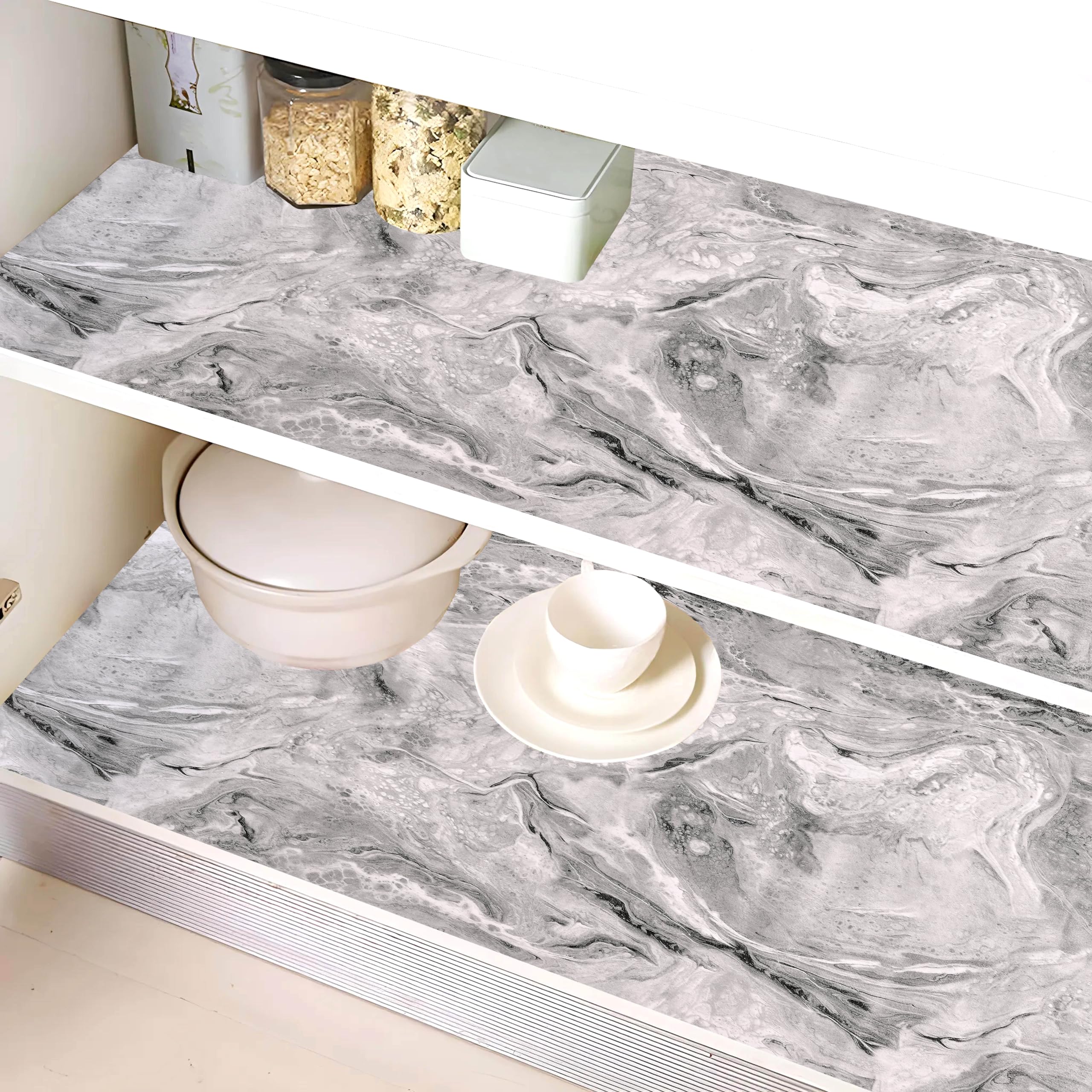 Kitchen Shelf Liner - Protect & Organize -19 Kitchen Shelf Liner - Protect & Organize -19