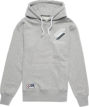 Amazon.com: Superdry Sudadera con capucha para hombre con logotipo de  código : Ropa, Zapatos y Joyería