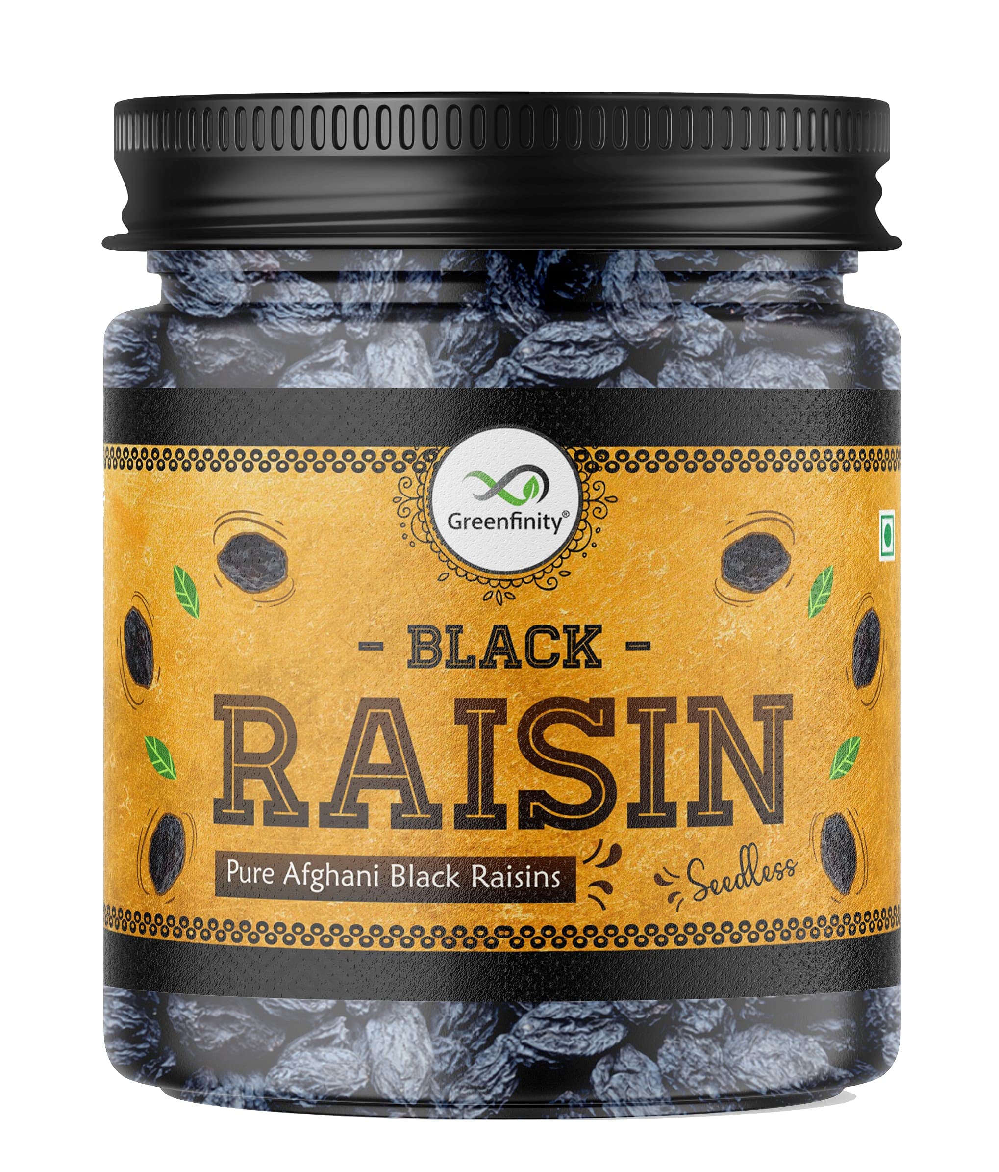 GreenFinity Premium Afghani Seedless Black Raisins - Fresh, 250 Gram (B08CD2VSFZ) Amazon Price History, Amazon Price Tracker