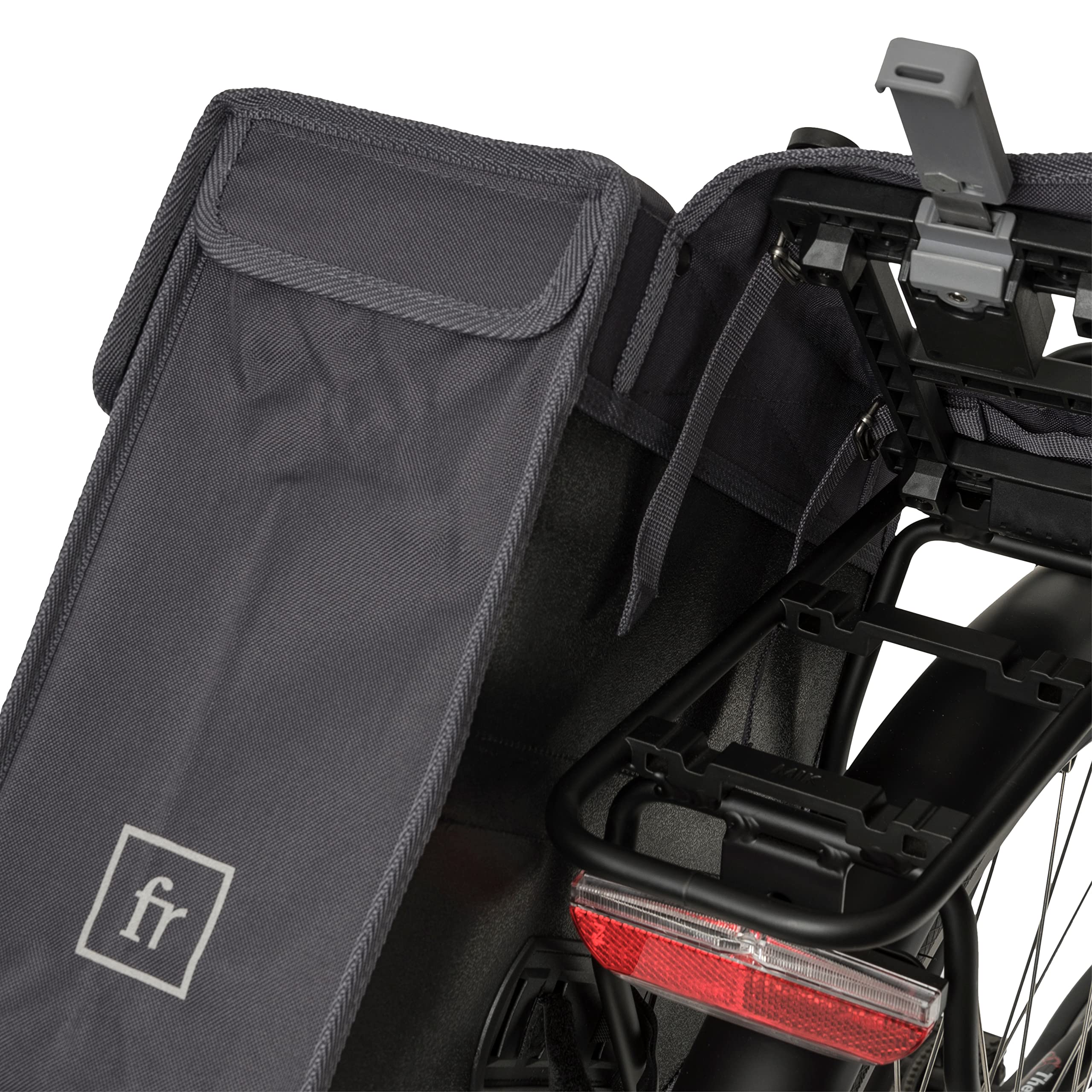 Borsa Bici Laterale Hybrid 26L - Idrorepellente E Riflettente Per Portapacchi - Foto 12