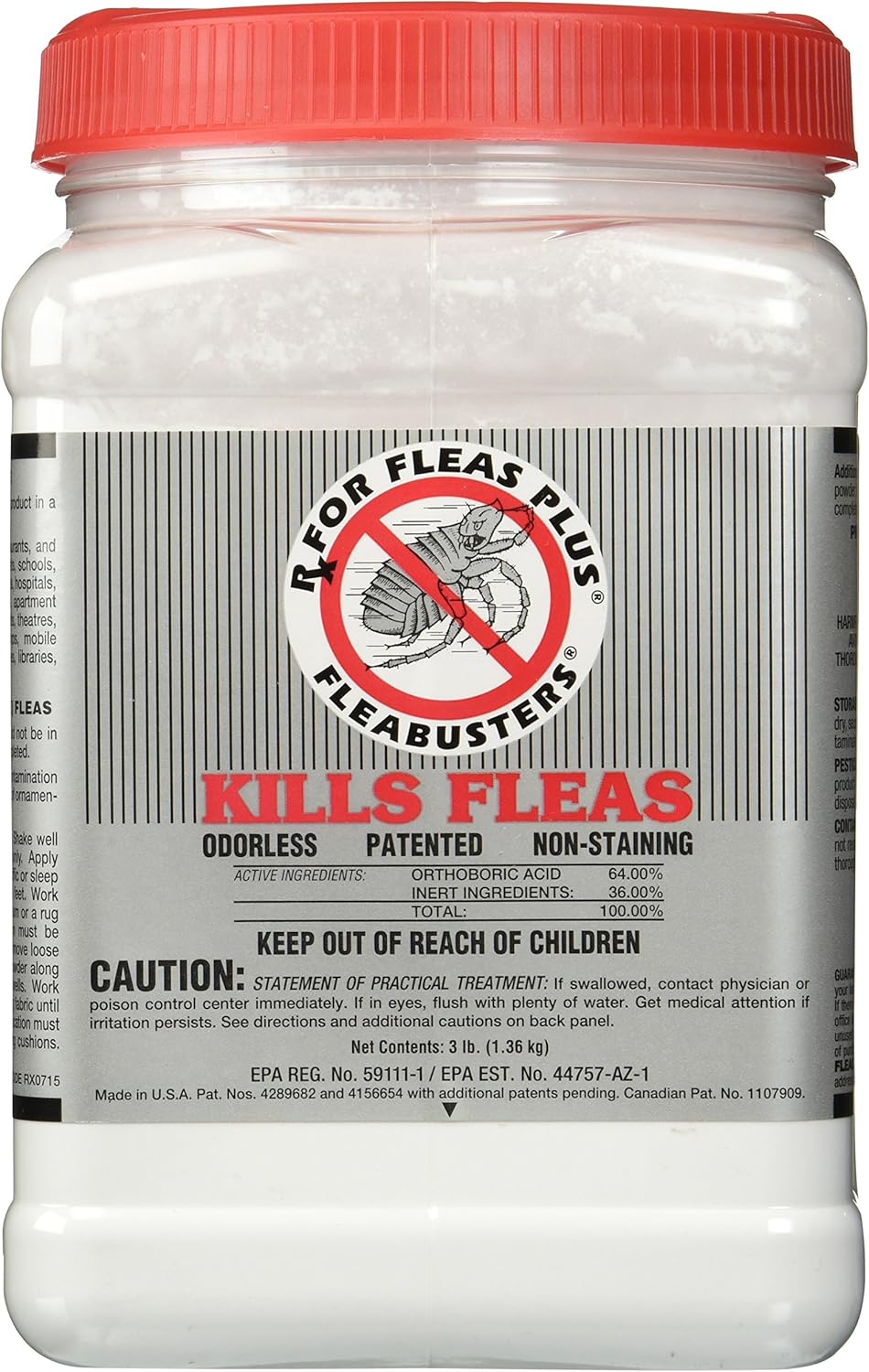 Rx for Fleas Plus, 3 lb INCOMPLETE  