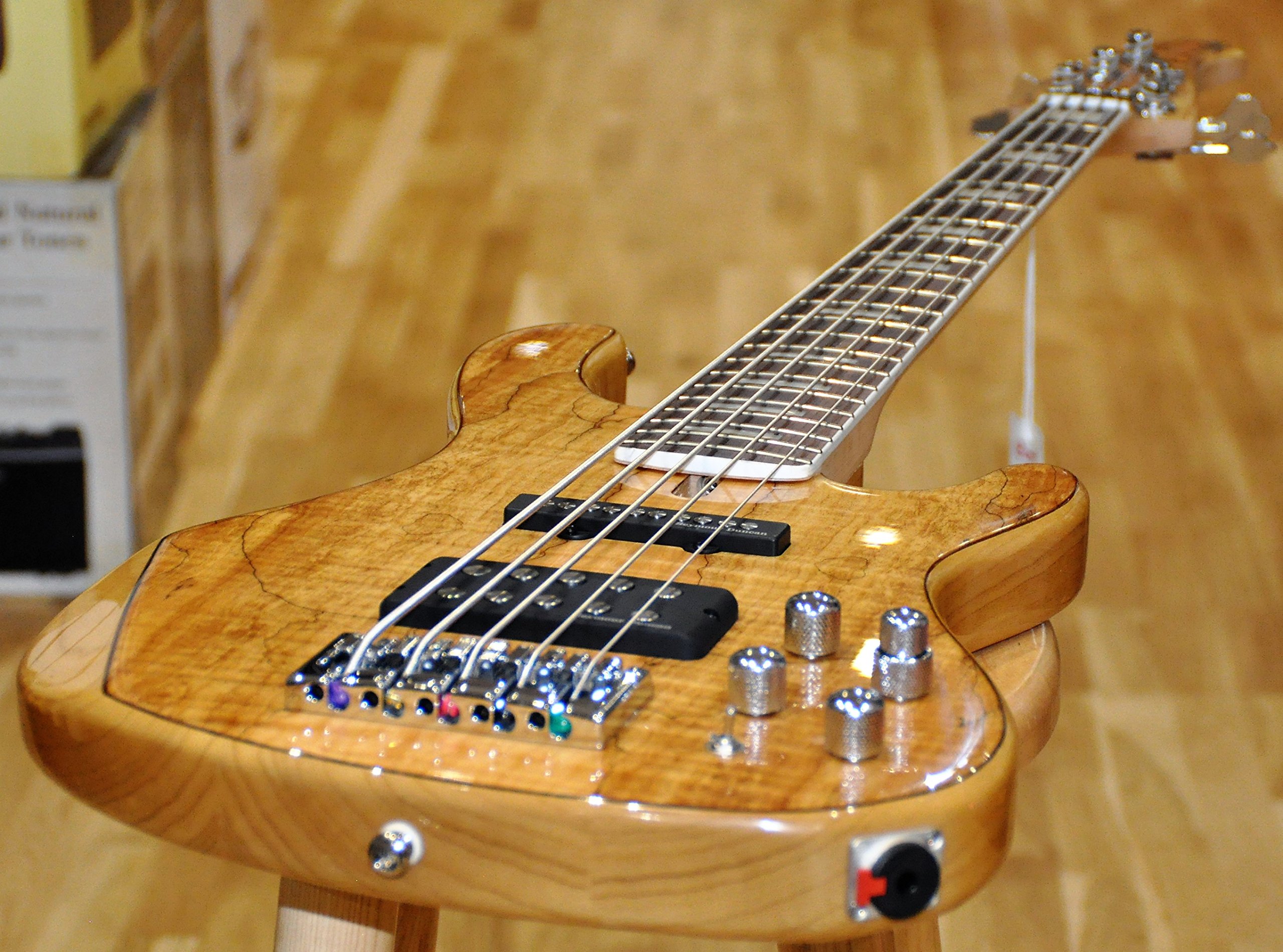 Cort GB5 Custom Maple Top 5 Strings GB5-Custom Bass Guitar - Free