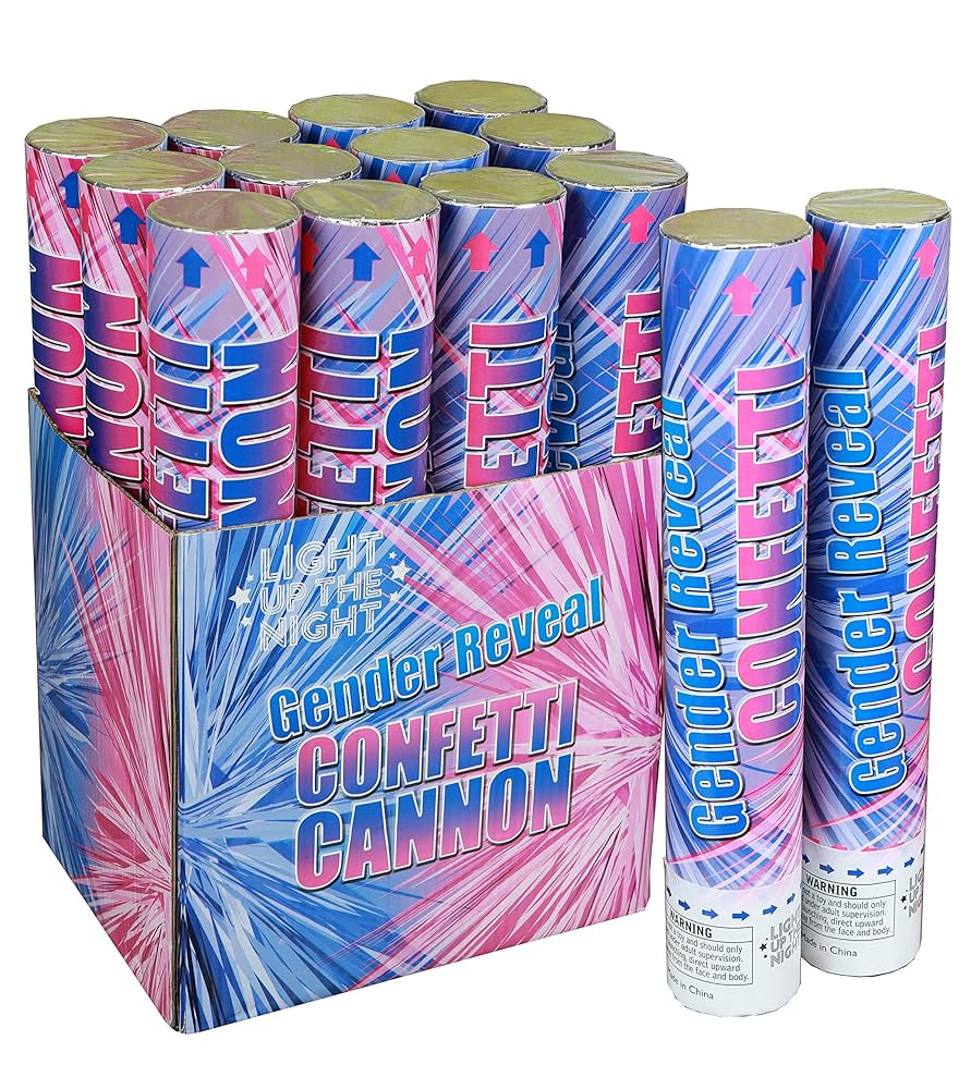 ohanamisha&puff 6-7y コンフェッティ　スケポン Clover Confetti Poppers Large Confetti Cannon - 6 Pack Gold