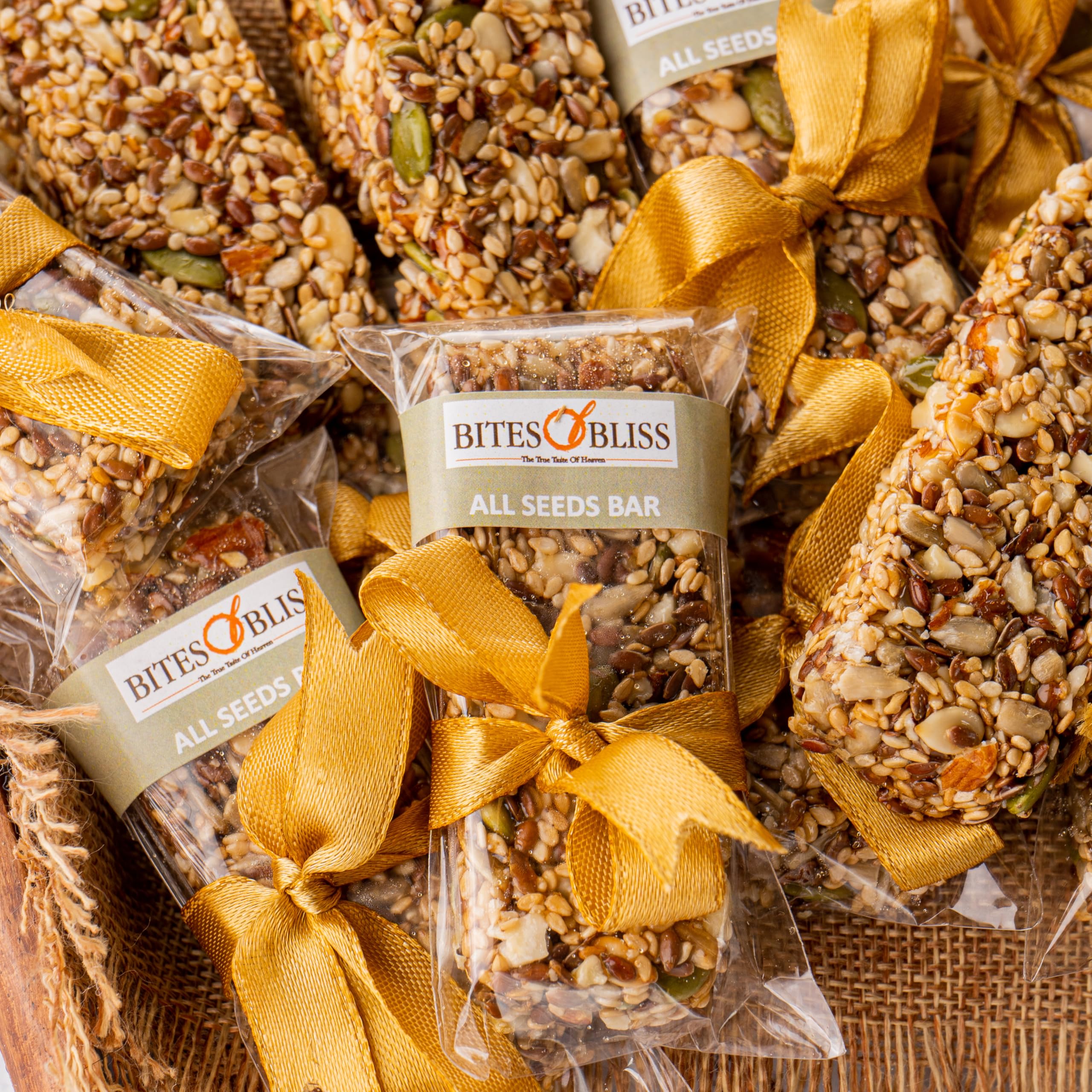 Bites of Bliss All Seeds Energy Bars | Almonds, Flax, Sunflower, Watermelon, Pumpkin & Sesame Seeds & Jaggery | Healthy Protein Snack Bars | Protein Bars Without Sugar | All Natural, Gluten Free & Vegan | Single Pack — Amazon image 3