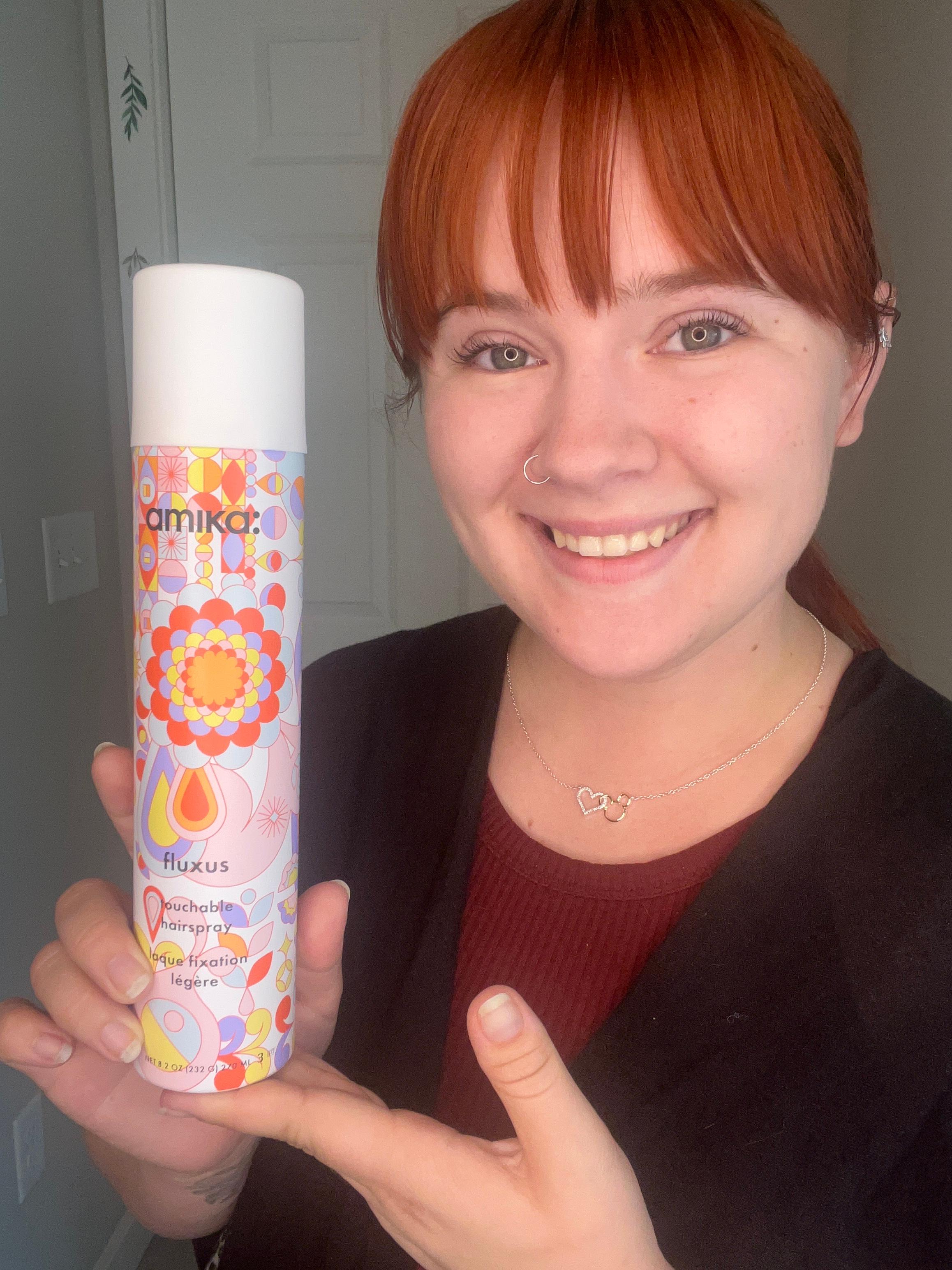 Watch Honest Review on Amika Fluxus Touchable Hairspray on Amazon Live