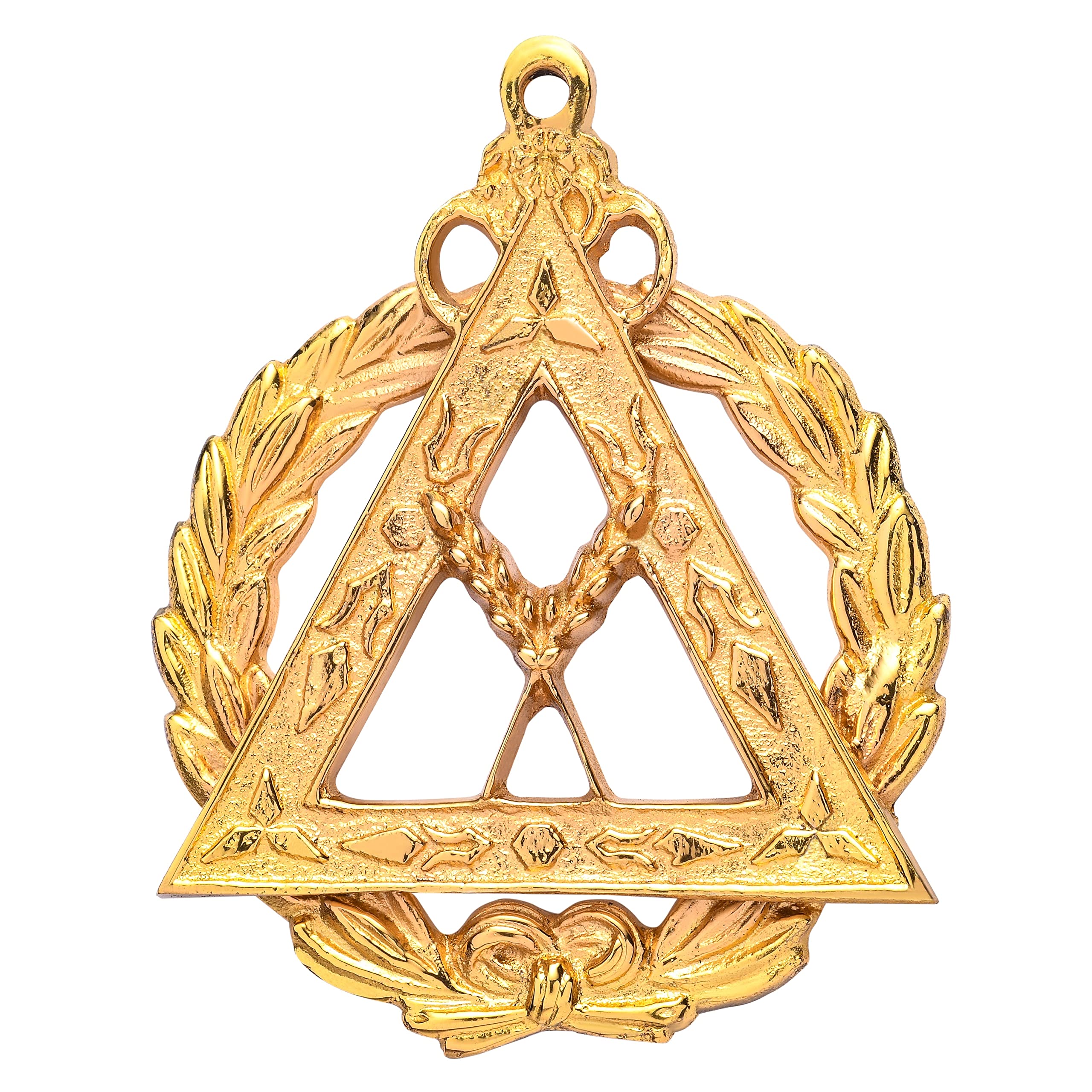 BRICKS MASONS Grand Secretary Royal Arch Chapter Officer Collar Jewel - Gold Plated