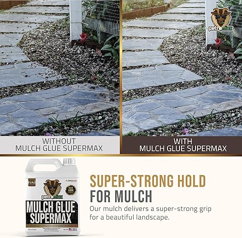 Miniatura 3 de Petra Tools SuperMax - Pegamento para mantillo - Pegamento para roca, pegamento de grava, estabilizador de grava y carpeta de pegamento para