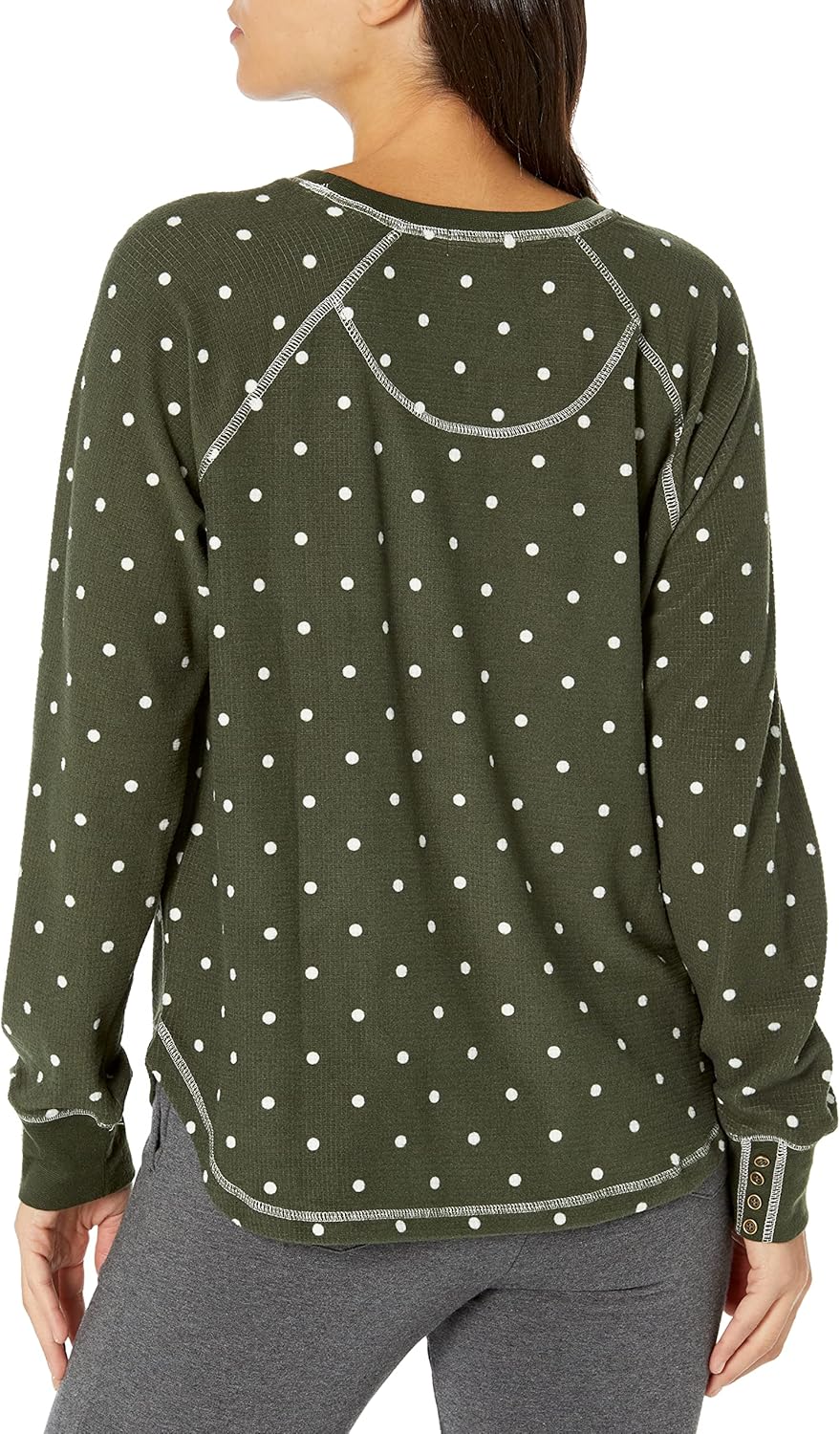 PJ Salvage Women's Loungewear Pine Woods Long Sleeve Top - Image 2