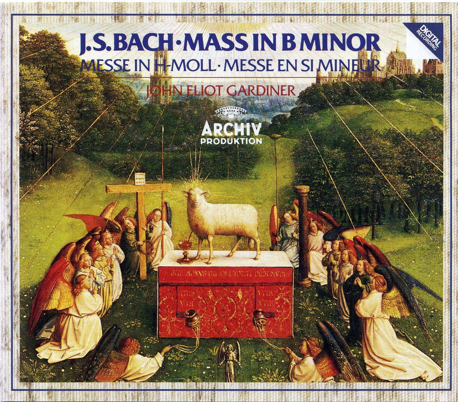 LP BACH HOHE MESSE IN H-MOLL 3枚組 ETERNA LP BACH HOHE MESSE IN H