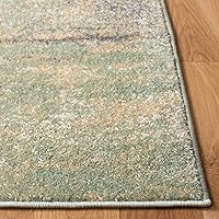 Vista 5 de SAFAVIEH Adirondack Collection Area Rug - 9' x 12', Ivory & Sage, Modern Abstract Design, Non-Shedding & Easy Care, Ideal for High Traffic Areas in