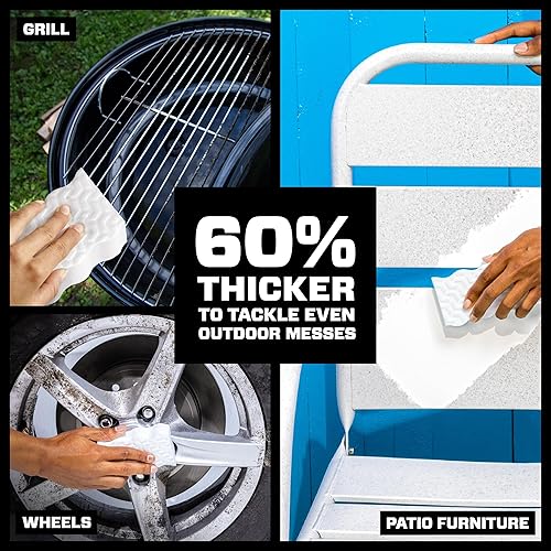 Miniatura 5 de Mr. Clean Magic Eraser - Limpiador multiuso ultra grueso, esponja mágica para múltiples superficies, 5 unidades