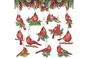 Christmas Diamond Painting Keychains: Festive Holiday Charm