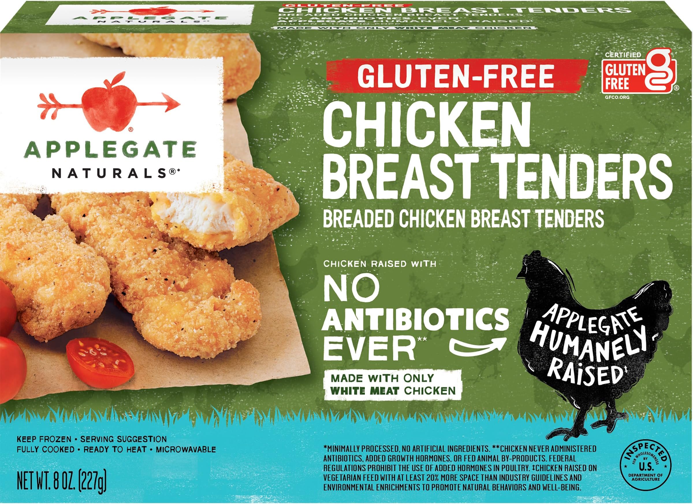 Applegate, Natural Gluten-Free Chicken Tenders, 8oz (Frozen)