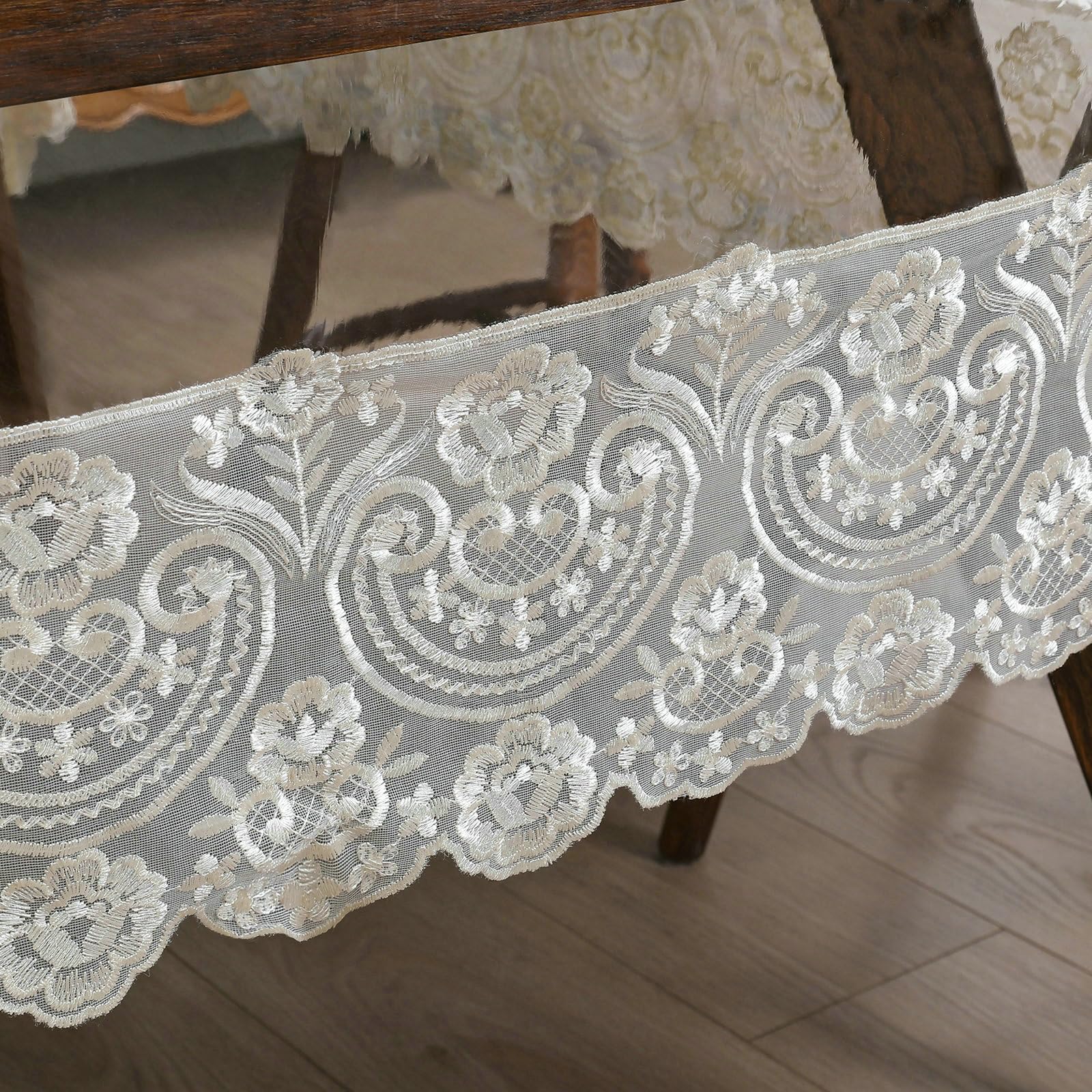 Tovaglie Cucina, Tovaglia Rettangolare 120x170 cm Pizzo Ricamo