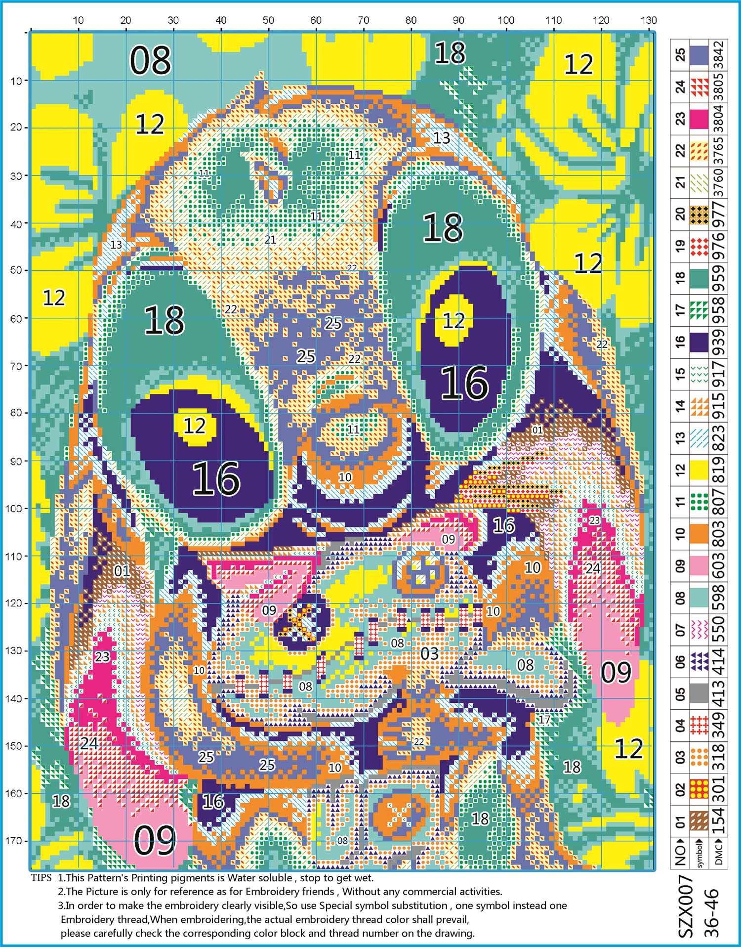 Abillyn Kreuzstich-Set „Märchenkönig-Schloss“ – Vorgedruckt, 11CT, 40x50 Cm | Mit Garn, Nadel & Anleitung