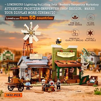 Lumibricks Western Carpentry Workshop Building Kit