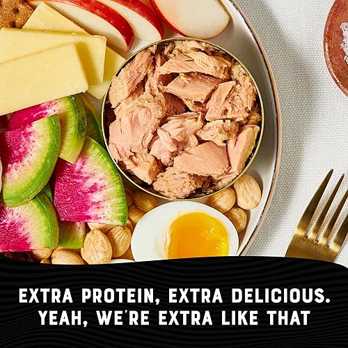 Miniatura 4 de Bumble Bee Prime Atún blanco blanco sólido en aceite de oliva, lata de 5 onzas, atún capturado en la naturaleza de primera calidad, 1.06 oz de