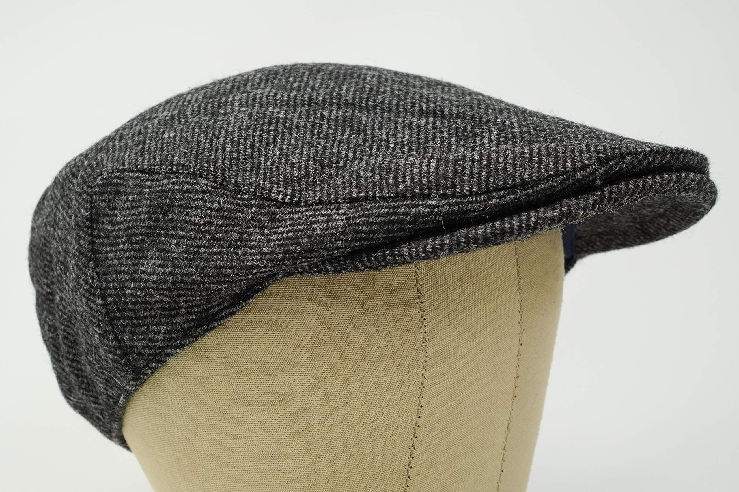 Borges & Scott Galway - Casquette Plate en Tweed Irlandais