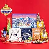 Phool Winter Cheer 2025 New YearGift Box New year gifting employee gifting - Contains Celestial Plantable Calender 2025, Incense Sticks with stand,Chocolate Waffle Bites,Millet Namkeen,Magnets, ,Kimirica Body Lotion and Shampoo and Greeting card. Large