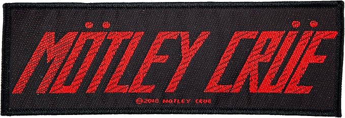 Birsppy Motley Crue Logo Aufnäher Patch Gewebt & Lizenziert !!