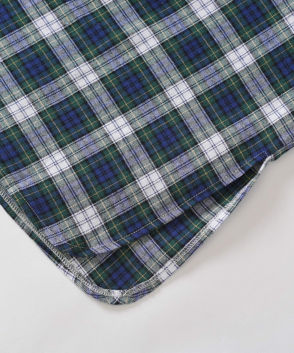 Latuza Men's Cotton Flannel Nightshirt Sleep Shirt