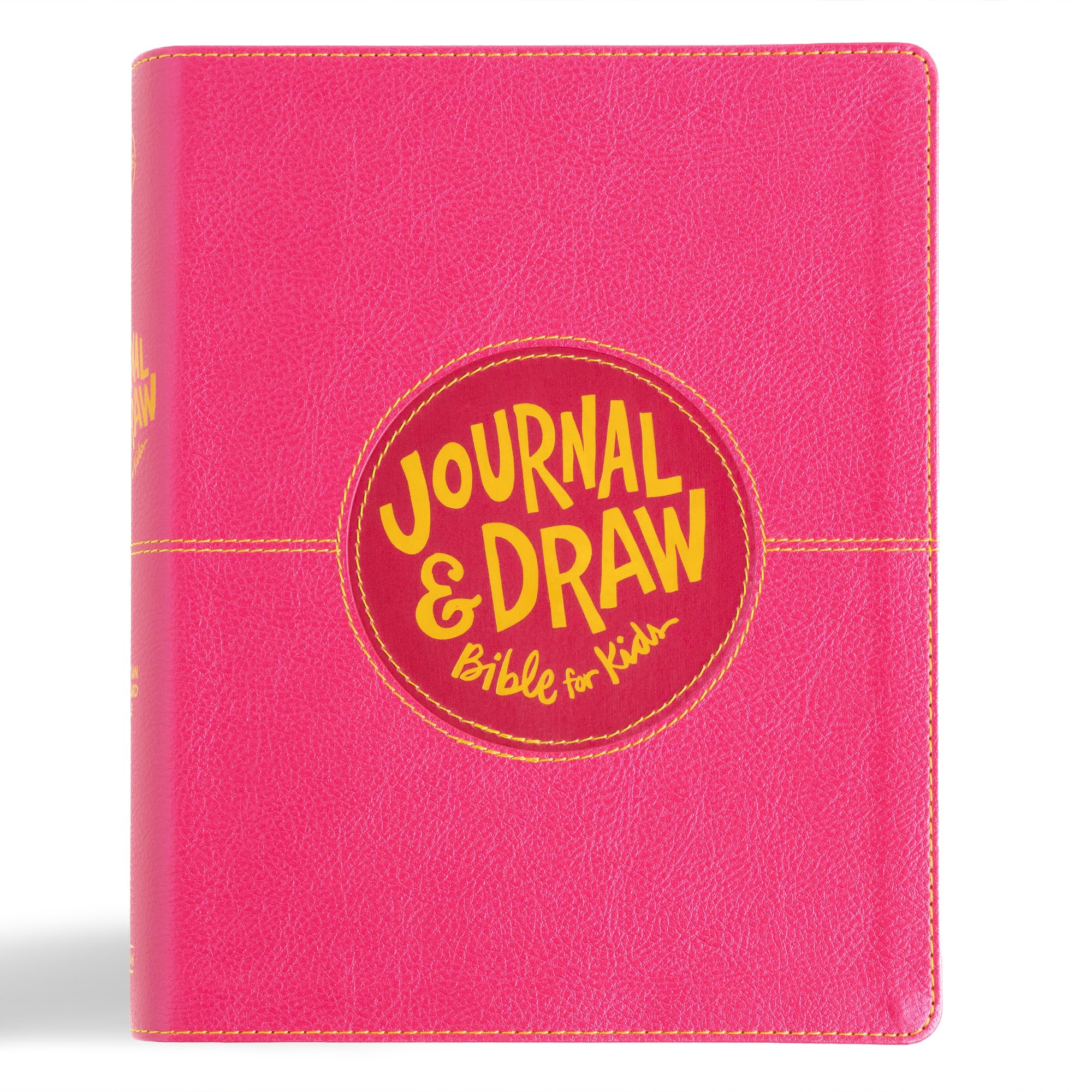 CSB Journal and Draw Bible for Kids, Pink: Christian Standard Bible, Pink Leathertouch