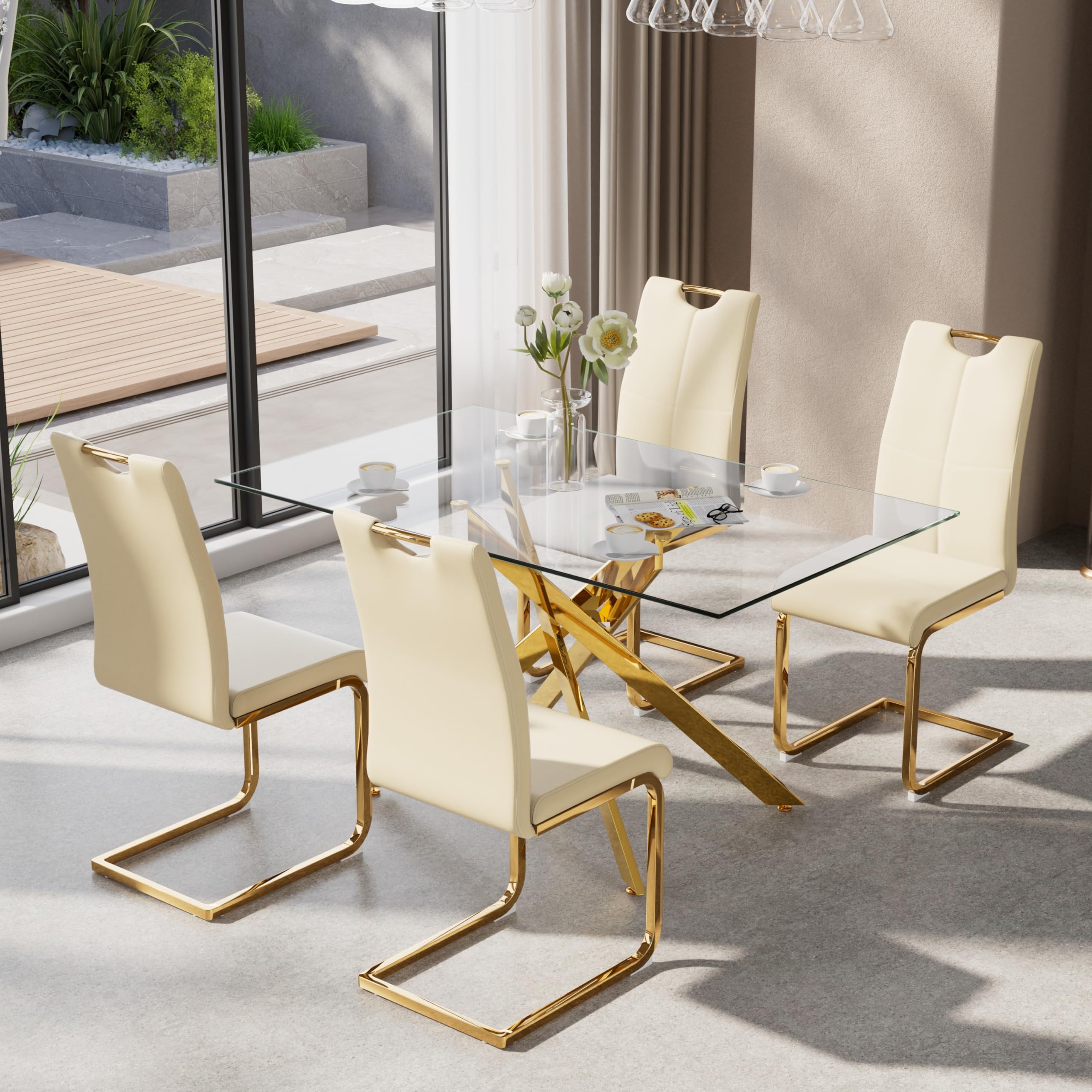 KATBOC 5-Piece Dining Table Set
