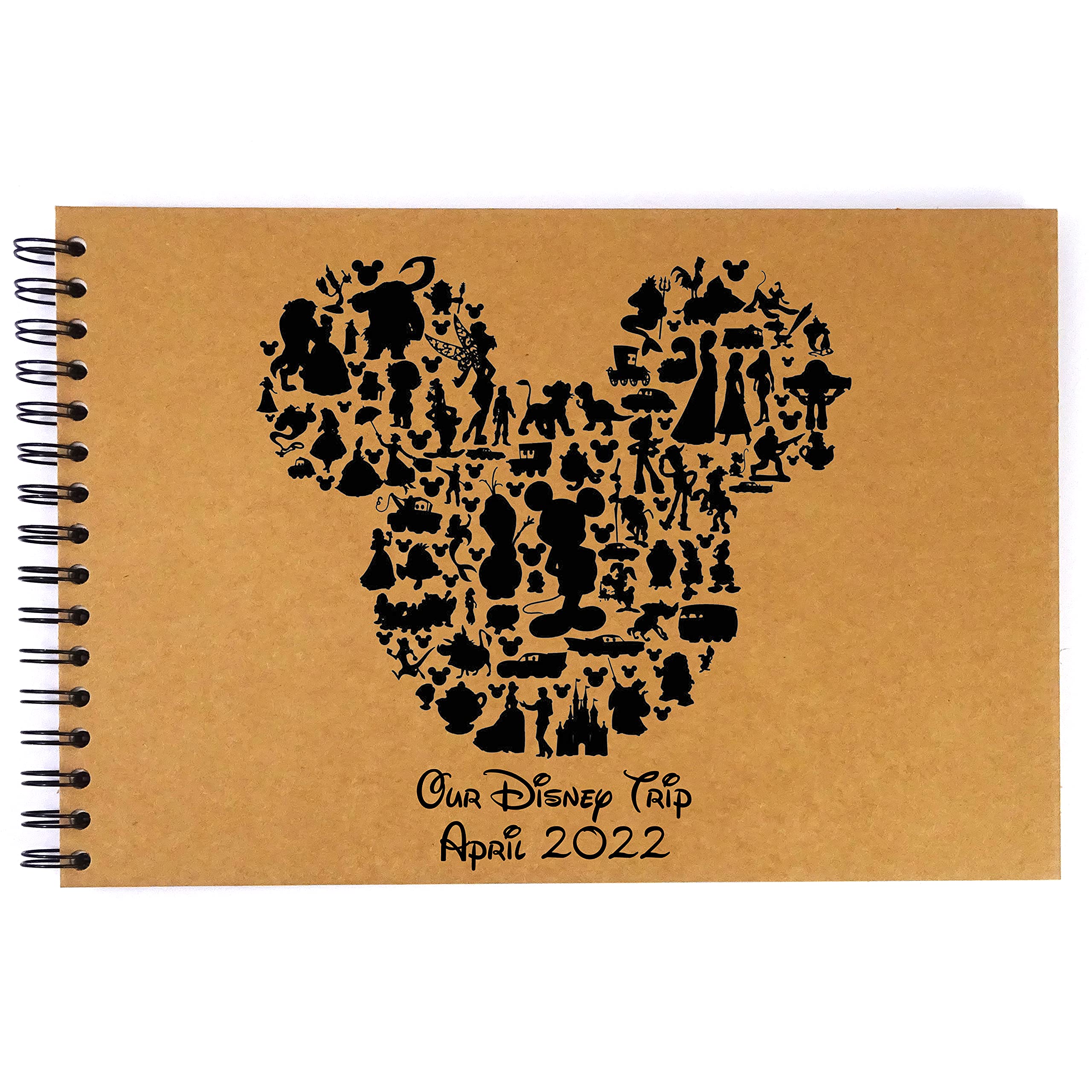 Personalised Disney Mouse Head A3/A4/A5 Scrapbook, Photo Album, Guest Book, Memory Book, Special Gift