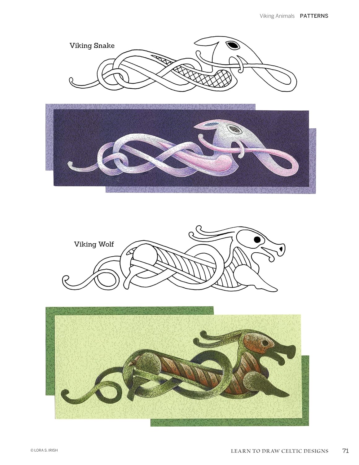 Learn to Draw Celtic Designs: Techniques and Patterns for Artists and Crafters (Fox Chapel Publishing) 150+ Knotwork, Braids, Borders, Mythical Creatures, and Decorative Motifs from Lora Irish