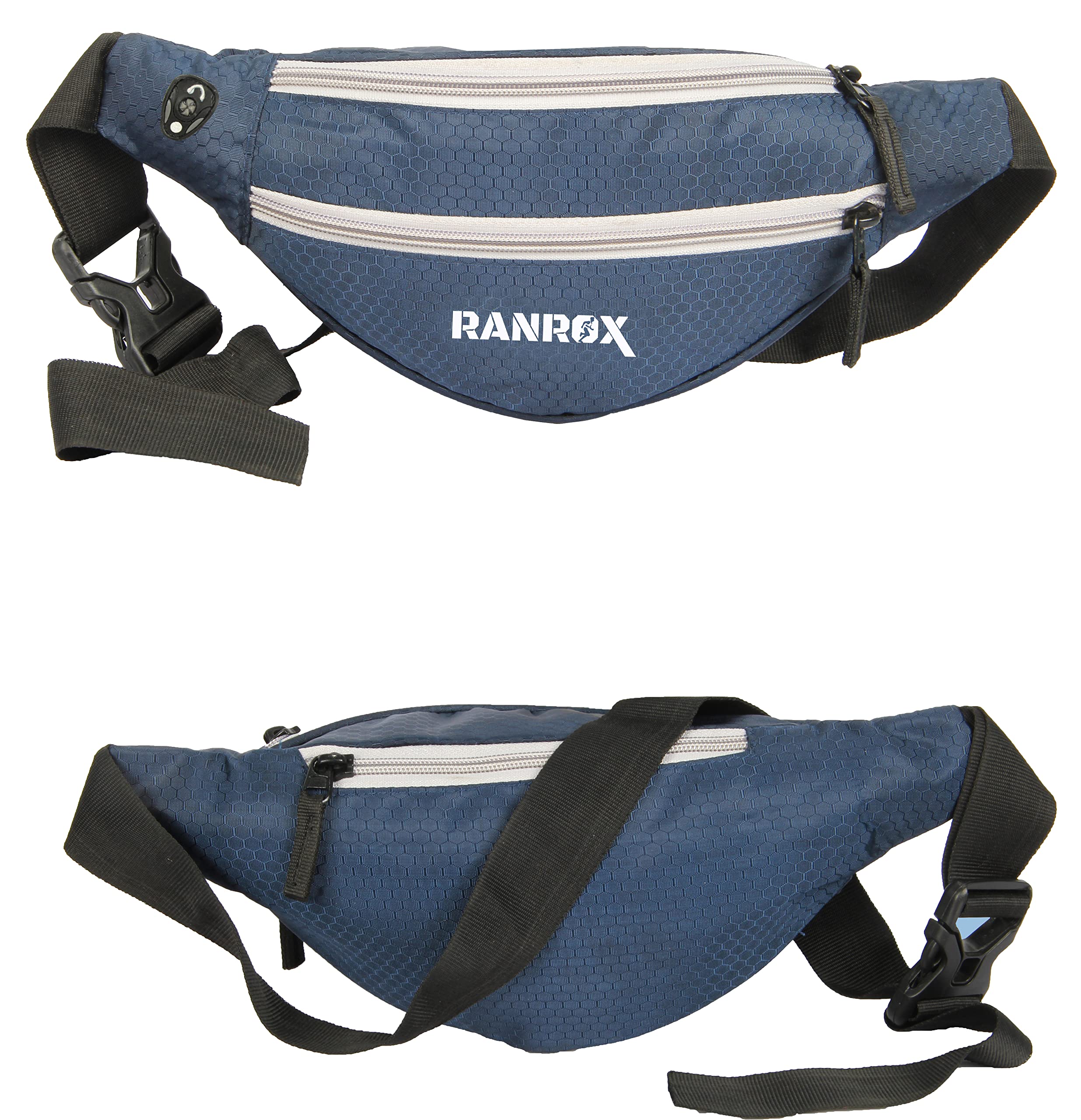 Waist Bag for Men and Women - Travel Fanny Pack, Chest Bag, Side Bag, Hand Purse Accessories Pouch (Navy Blue)-image-35