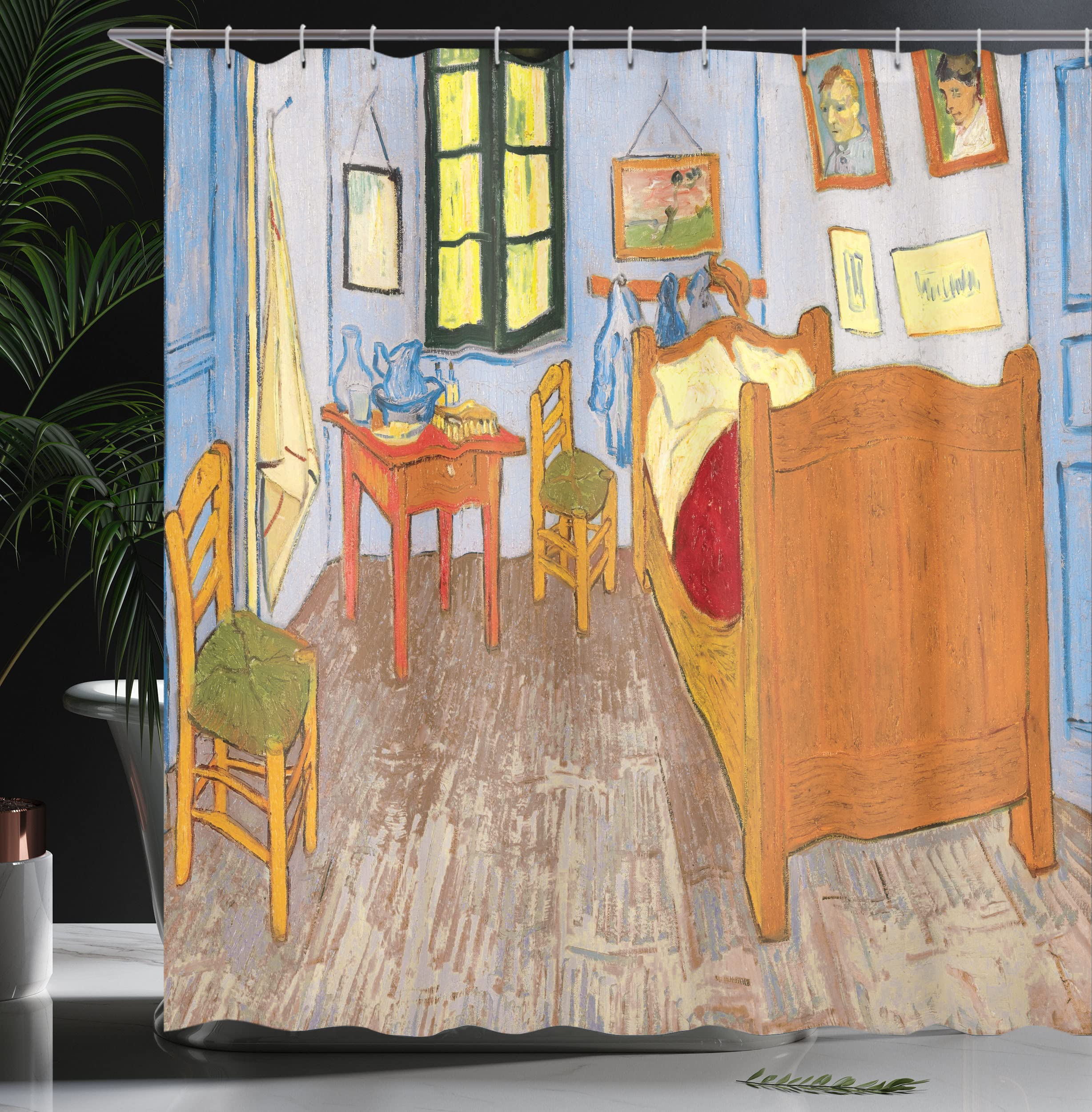 Tenda Da Doccia 180x180 Cm, Tessuto In Poliestere Impermeabile Lavabile Con 12 Ganci Per Il Bagno - Foto 11