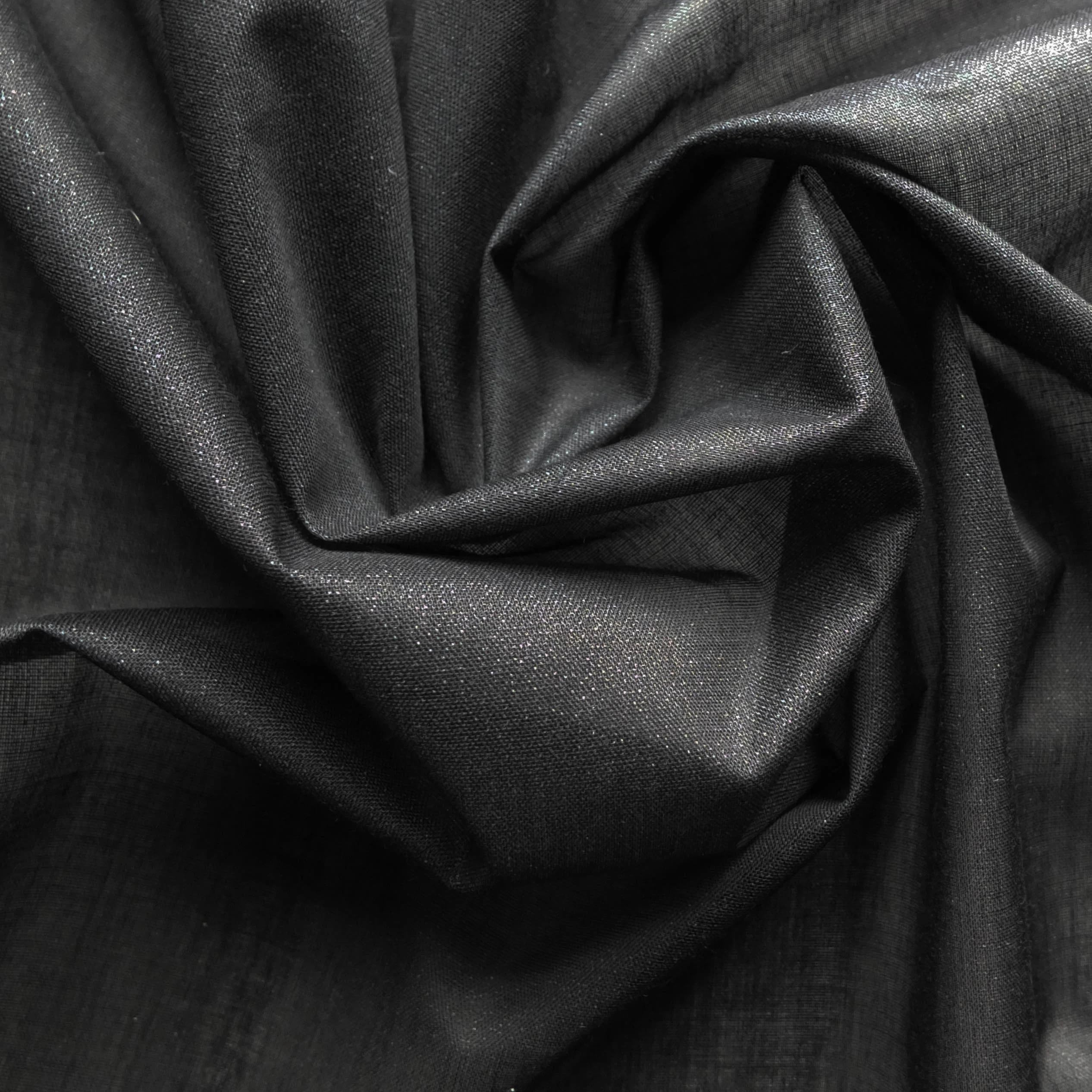 On Trend Fabrics Black Light Weight Woven Fusible Cotton Iron On Interfacing Sold By The Metre 112Cm Wide
